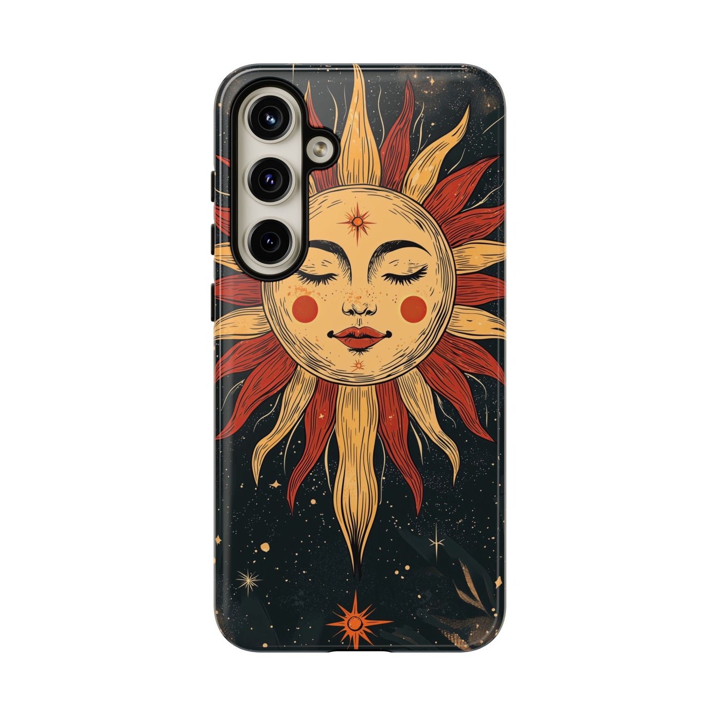 Boho Cosmic Sun Phone Case for iPhone, Pixel & Samsung