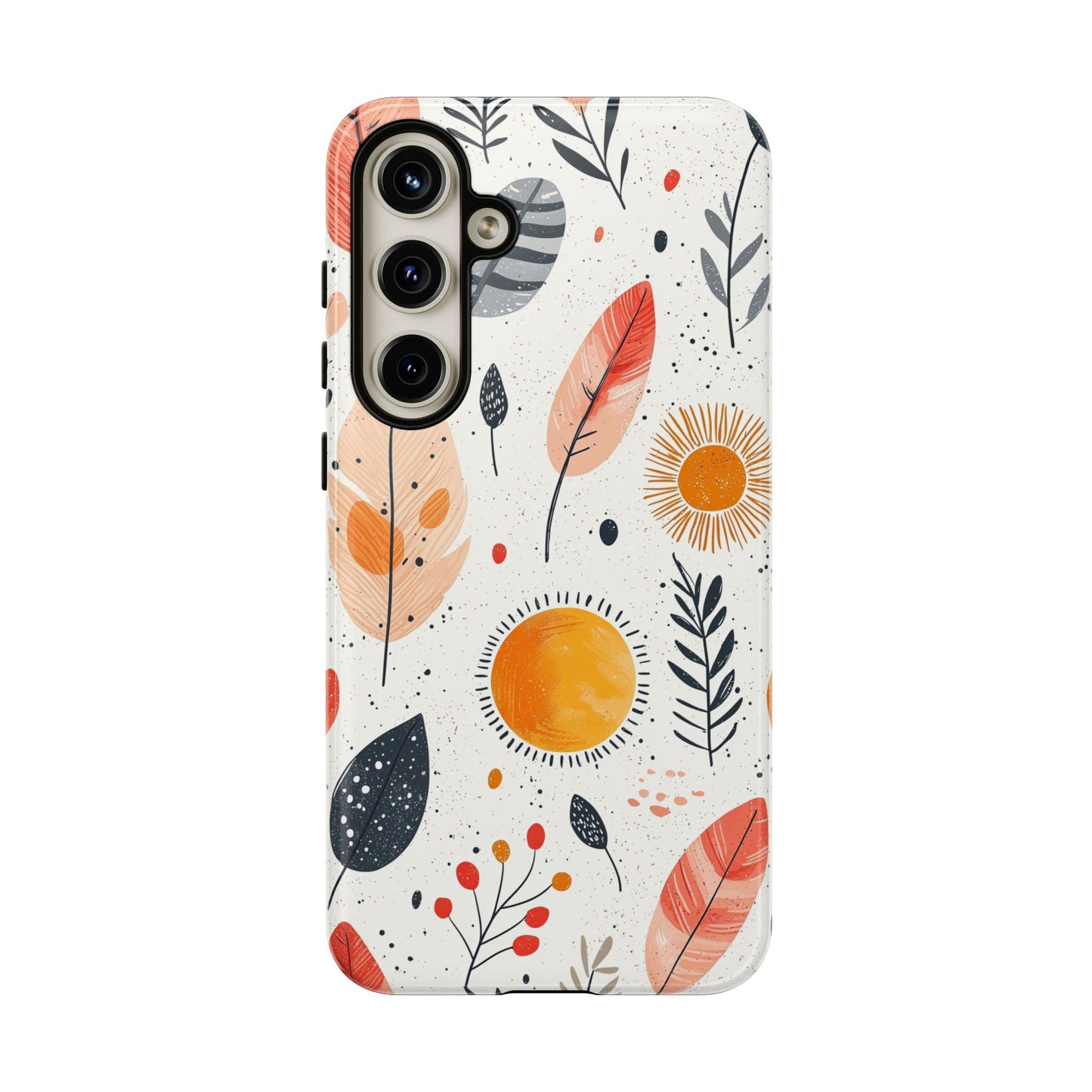 Sunshine & Feathers Boho Phone Case for iPhone, Pixel & Samsung