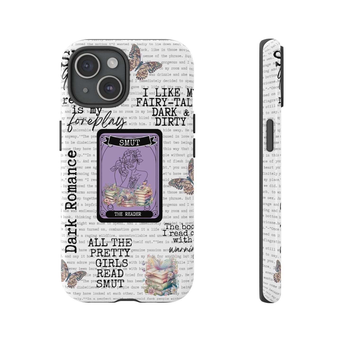 Smut Queen Phone Case β iPhone, Samsung & Google Pixel Cute Bookish Cover, Book Lover Gift
