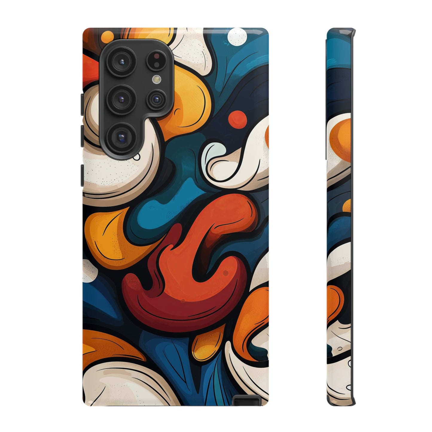Molten Motion – Bold Abstract Swirl Phone Case for iPhone, Google Pixel, Samsung