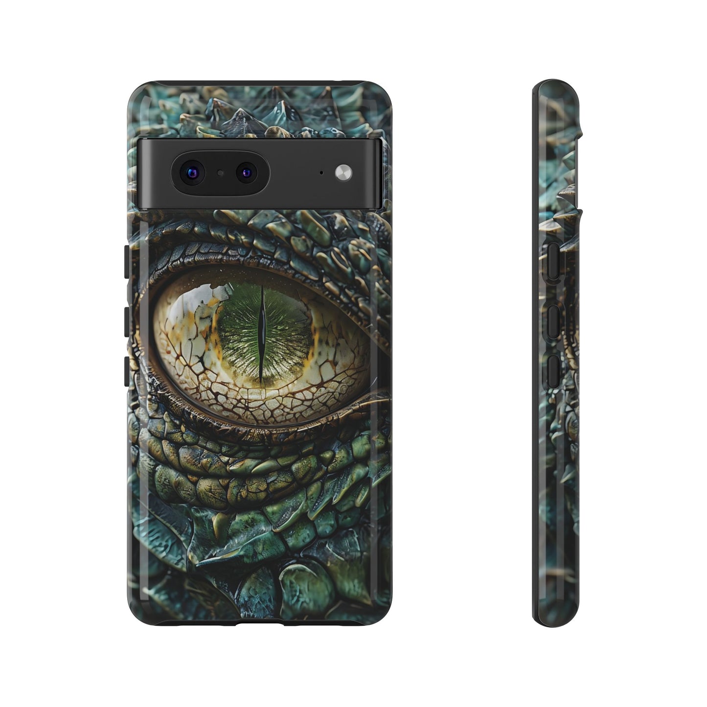A Dragon's Eye With Intricate Scales phone case design.