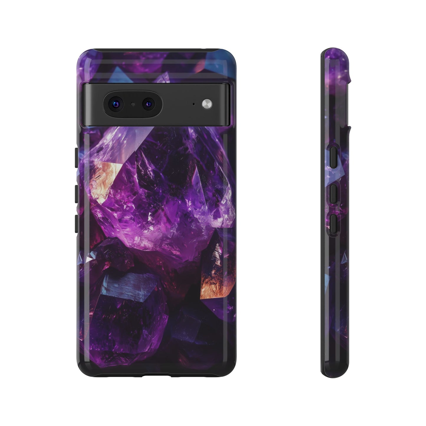 Royal Amethyst Stones Crystals Phone Case for iPhone, Samsung & Google Pixel