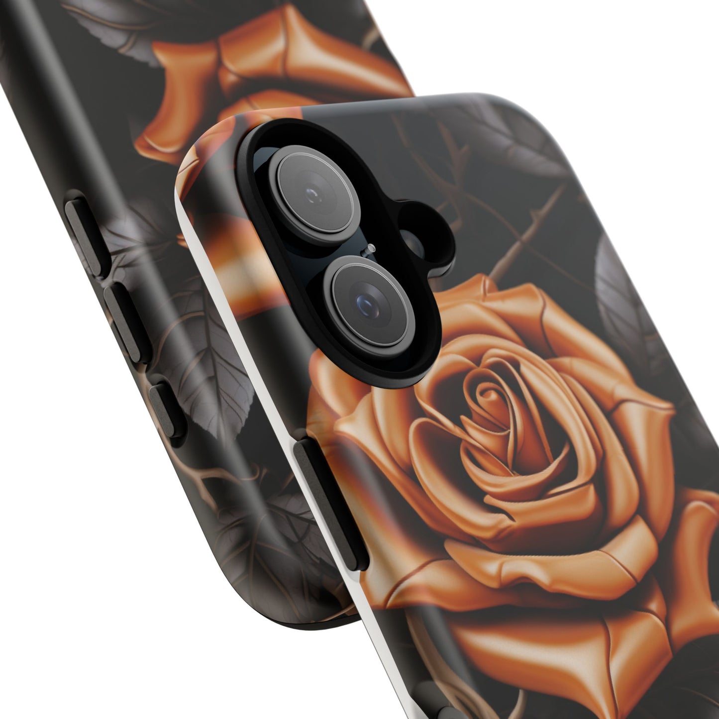 Midnight Gold Rose Mobile Case