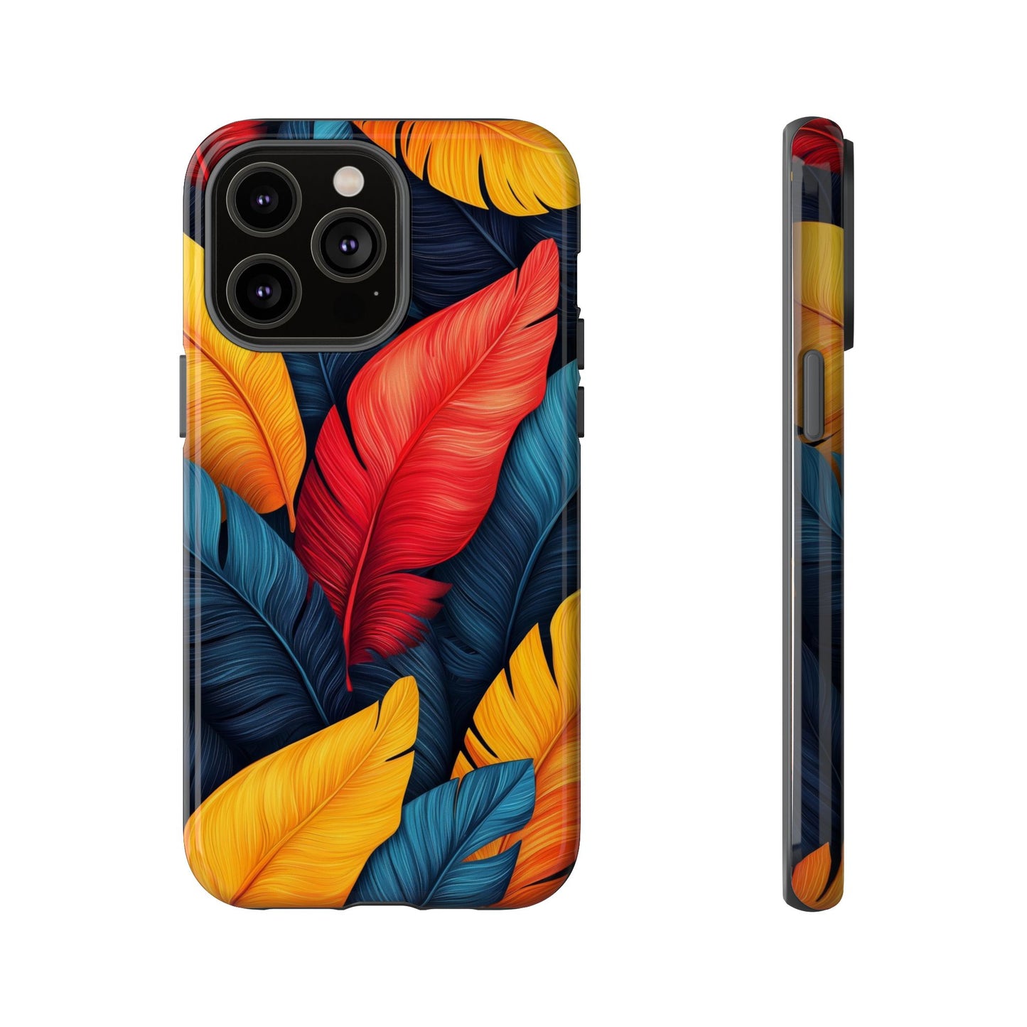 Jungle Toucan Feathers Phone Case β Vibrant & Unique for iPhone, Pixel & Samsung