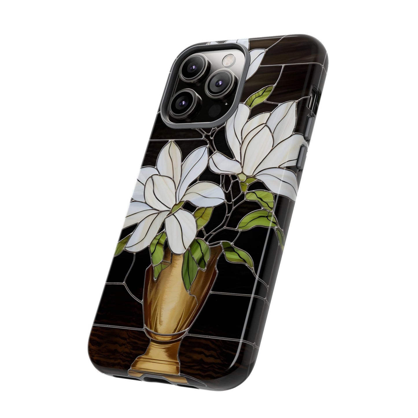 Stained Glass Floral Phone Case
