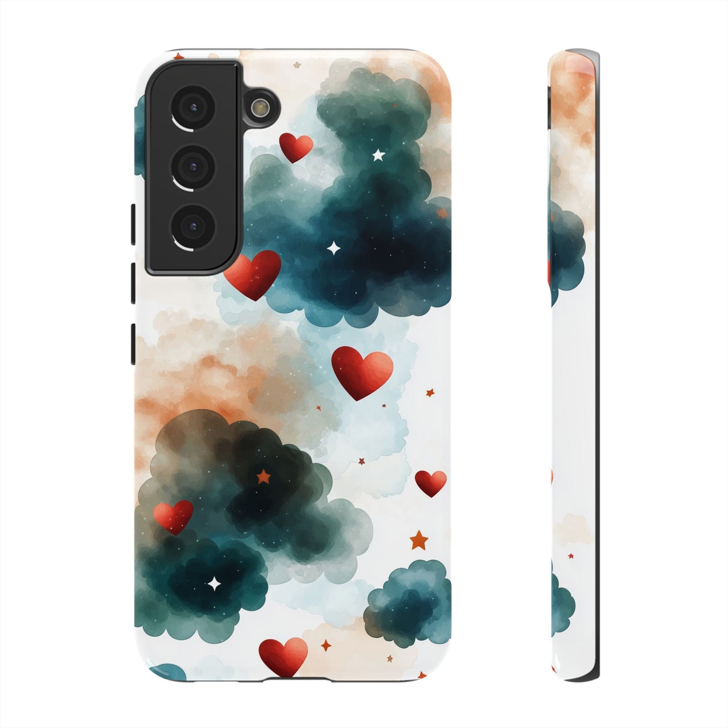 Celestial Heart Drift - Anime Aesthetic Phone Case for iPhone, Samsung, Google Pixel