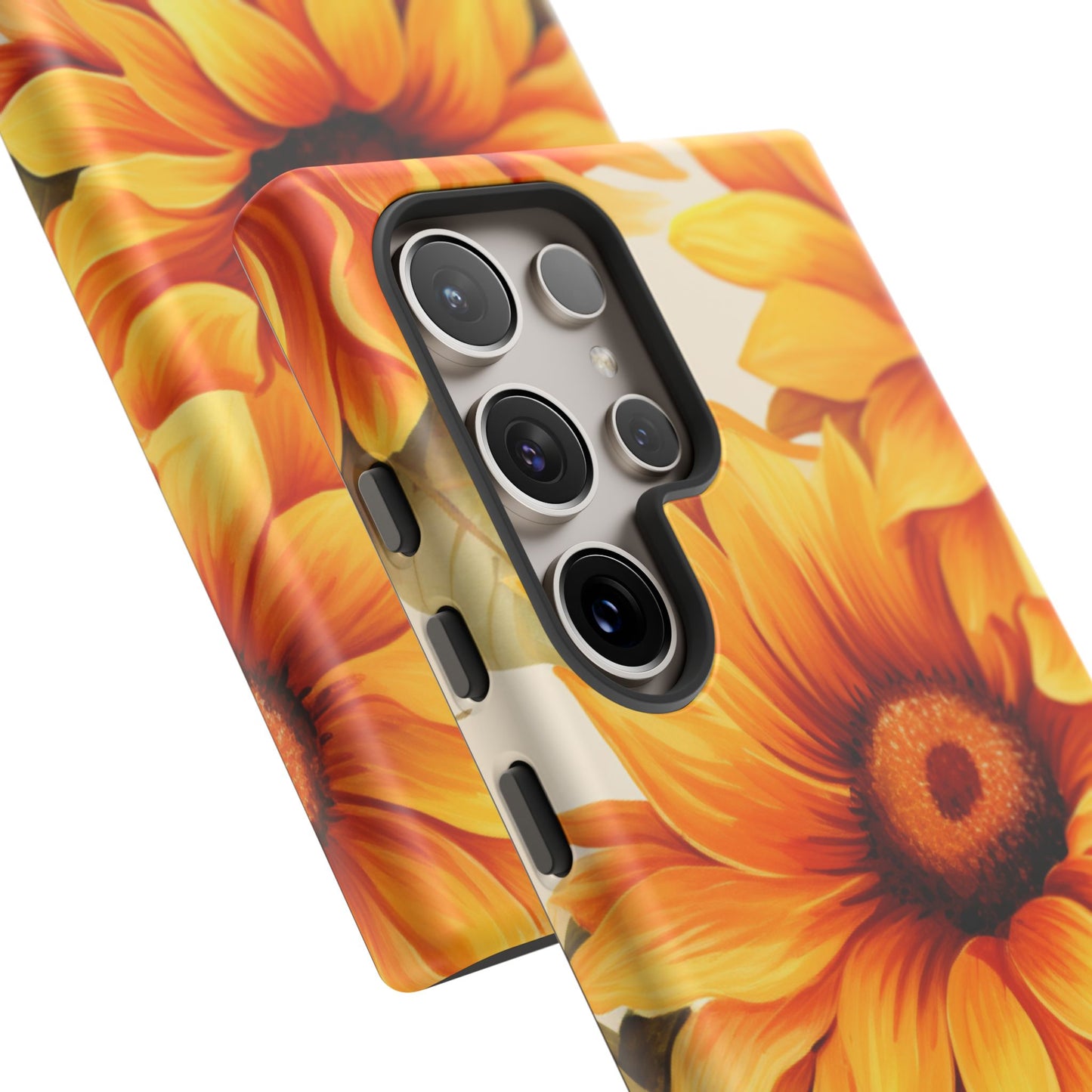 Golden Sunflower Glow Mobile Case – Radiant & Elegant