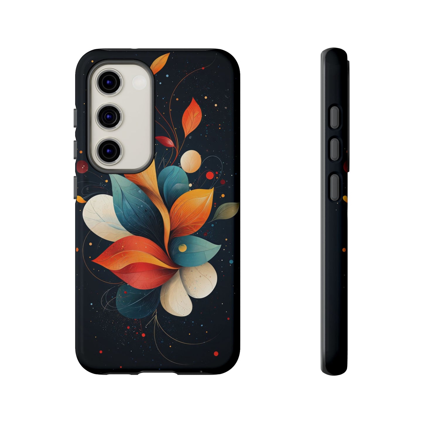 Midnight Bloom – Cosmic Floral Phone Case for iPhone, Pixel & Samsung