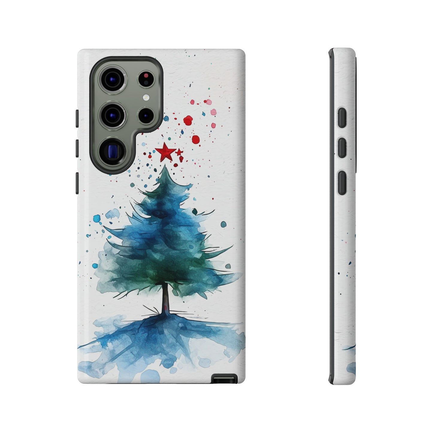 Winter Bloom – Watercolor Tree Art Case for iPhone, Pixel & Samsung