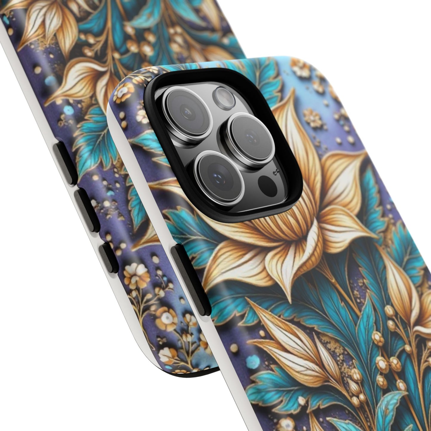 Golden Chrysanthemum: Floral Stained Glass Masterpiece
