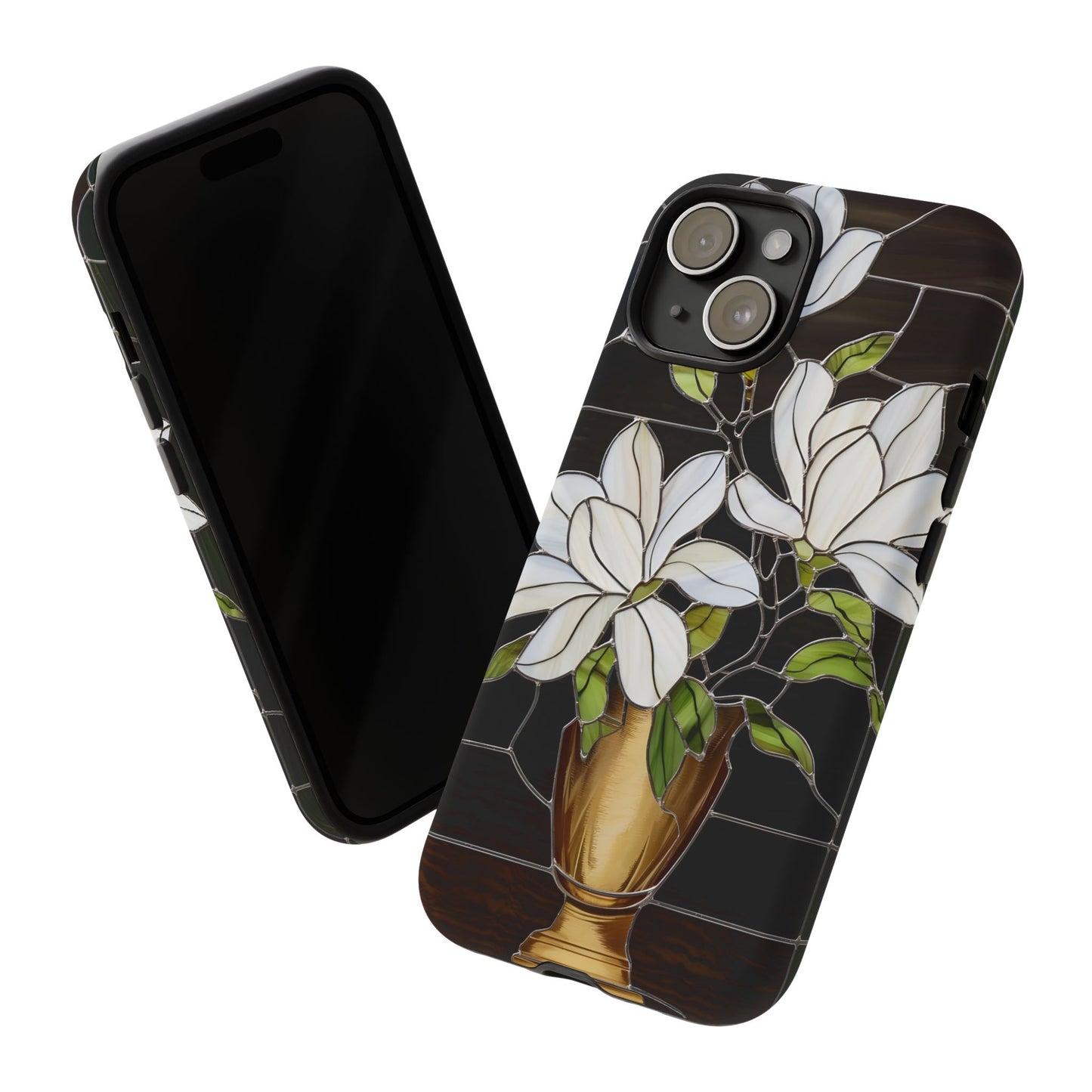 Stained Glass Floral Phone Case
