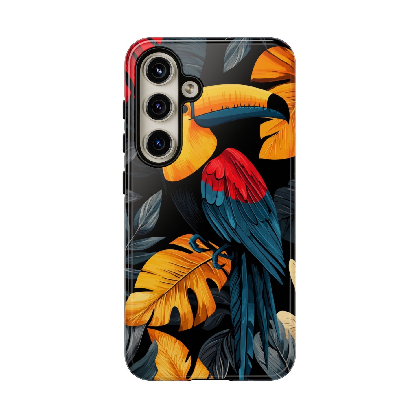 Exotic Toucan Feathers Phone Case – Nature’s Elegance for iPhone, Pixel & Samsung