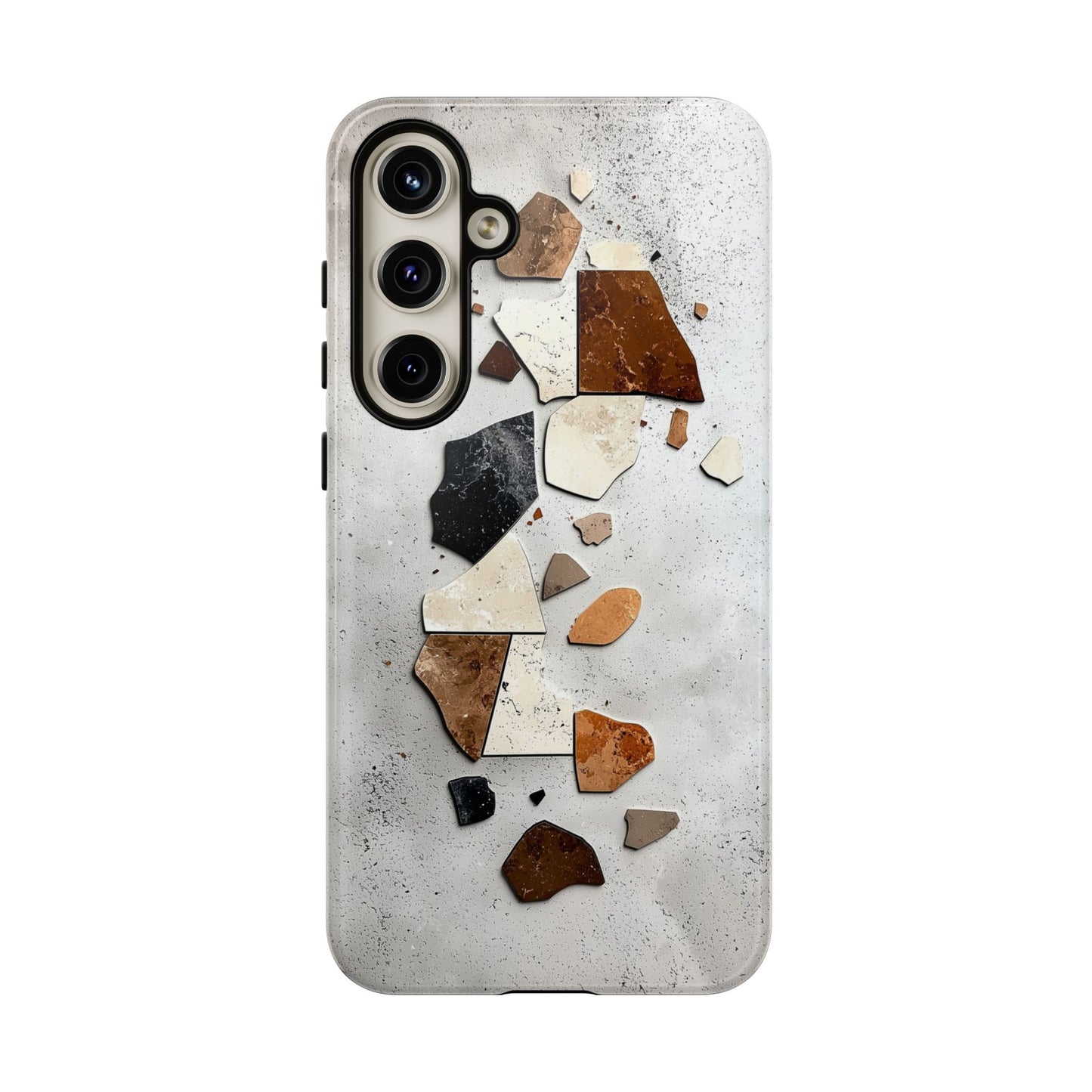 Modern Terrazzo Fragments Phone Case β Earthy & Minimalist for iPhone, google Pixel & Samsung