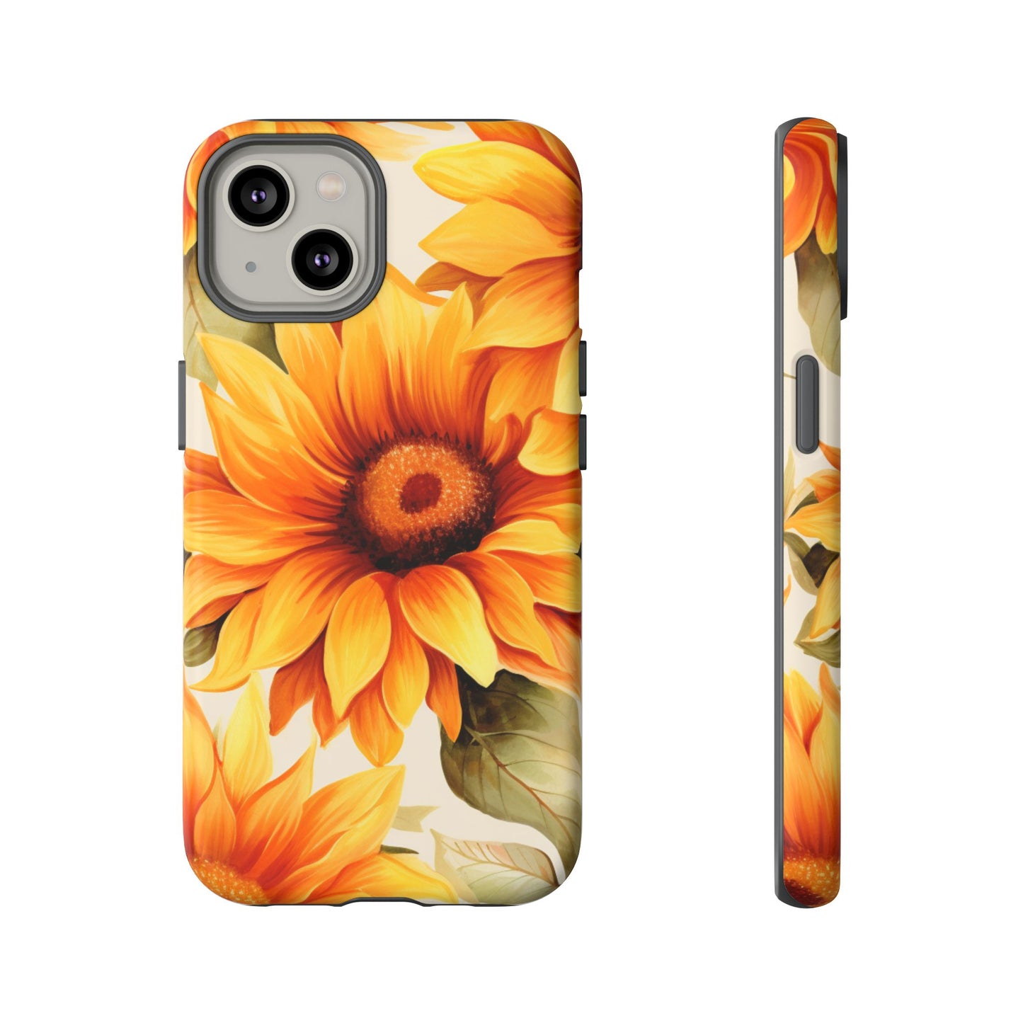 Golden Sunflower Glow Mobile Case – Radiant & Elegant