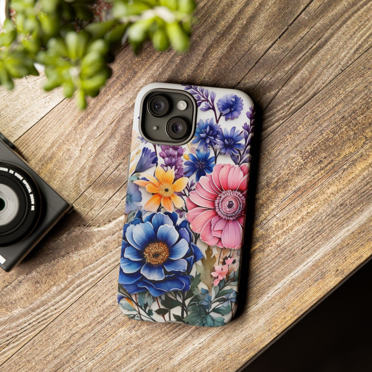 Elegant Floral Bouquet Mobile Case – Vibrant Botanical Art