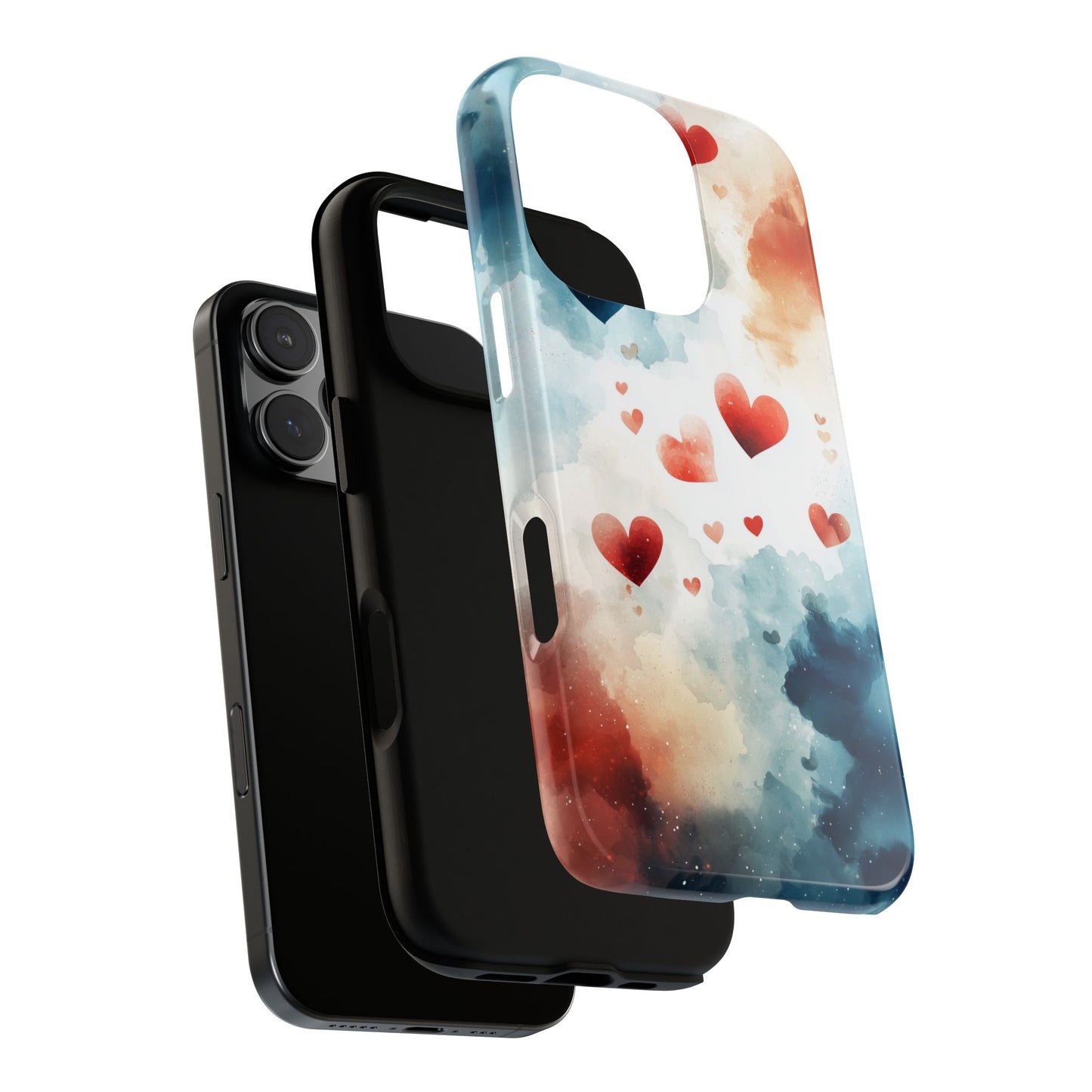 Heartfelt Skies - Watercolor Anime Phone Case for iPhone, Samsung, Google Pixel
