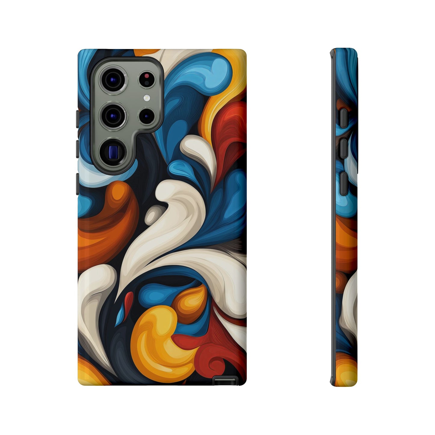 ColorSurge – Bold Fluid Abstract Phone Case for iPhone, Samsung & Pixel