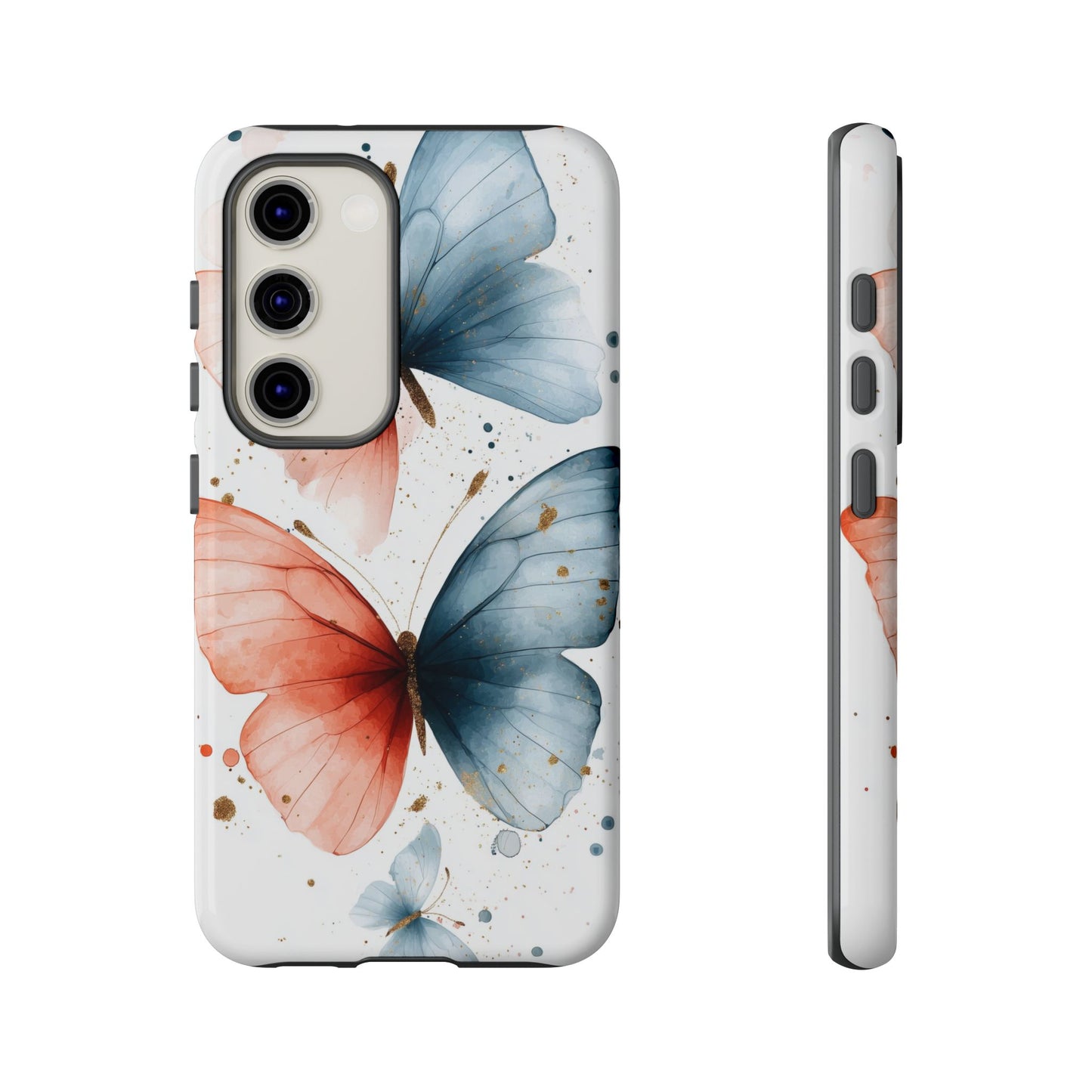 Golden Wings" – Elegant Butterfly Art Case for iPhone, google Pixel & Samsung