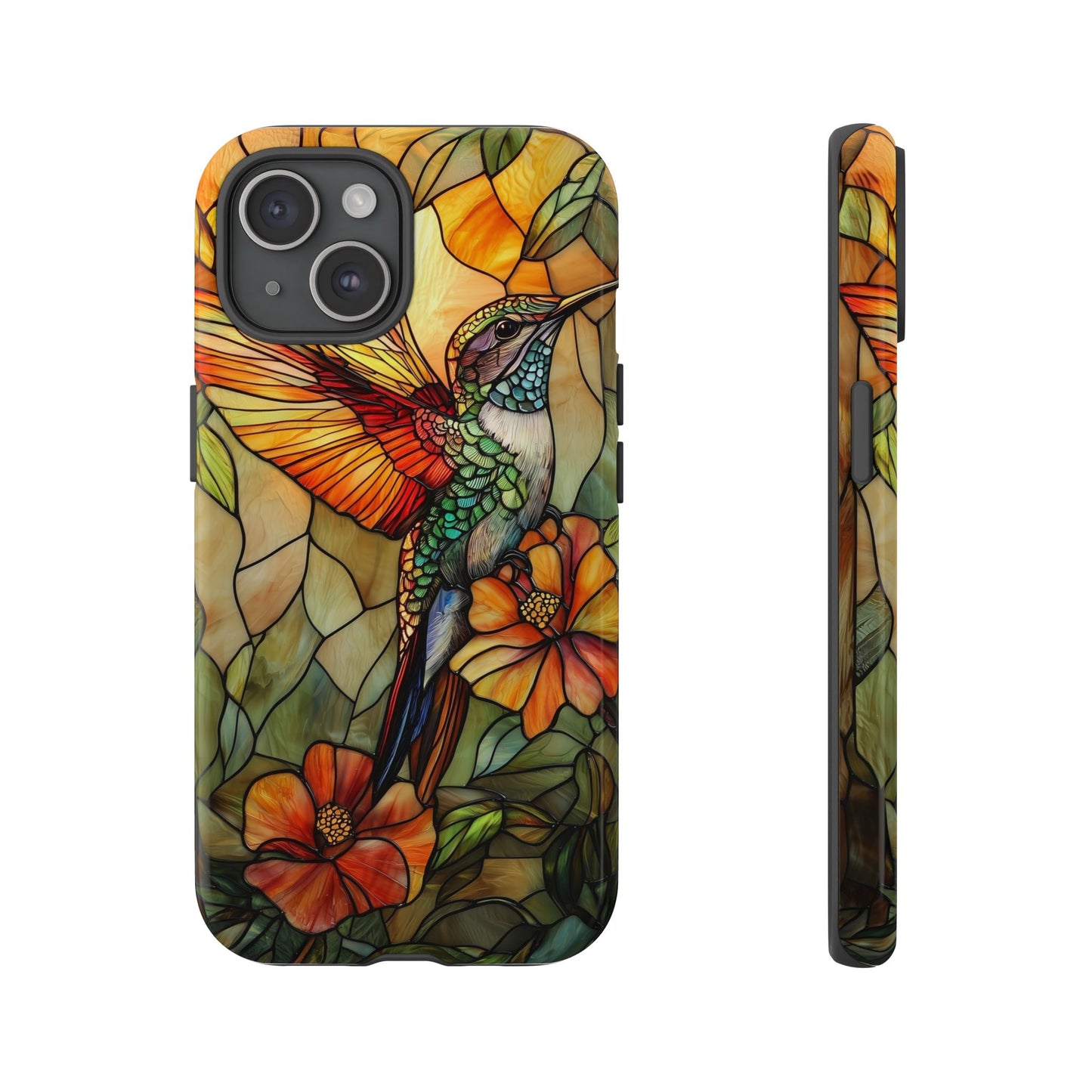 Whispers in Flight – Mosaic Hummingbird Phone Case for iPhone, Samsung & Pixel