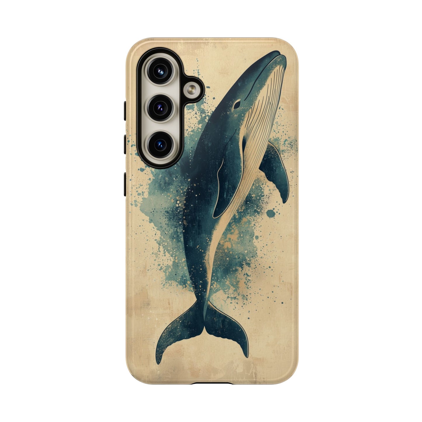 Ocean Majesty: Watercolor Whale Case for iPhone, Samsung & Pixel