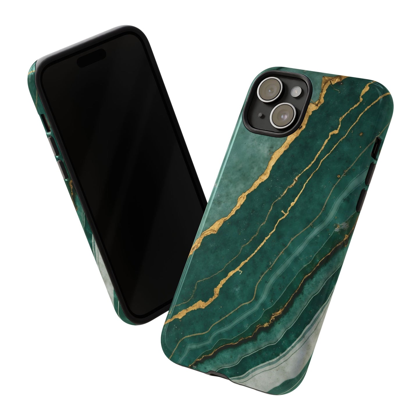 Jade Green Marble Case Design