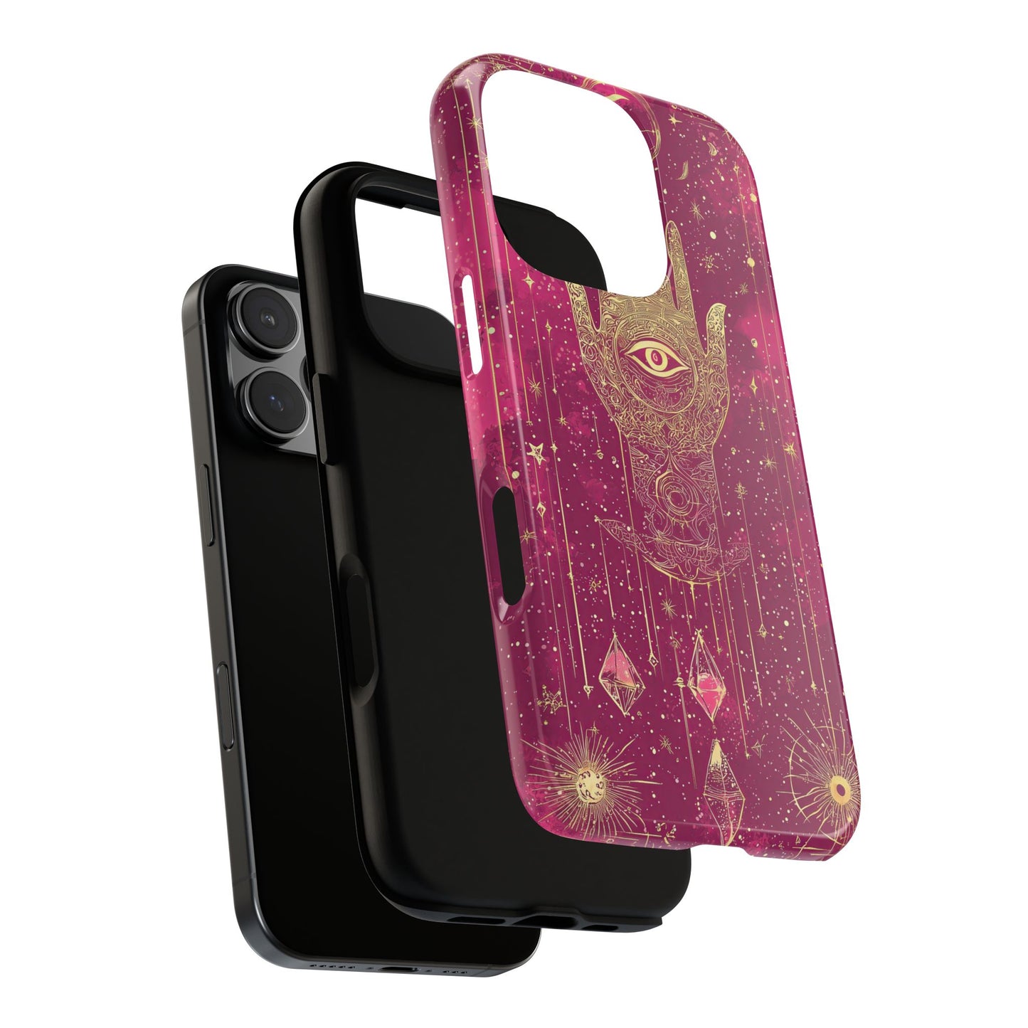 Cosmic Hamsa Boho Phone Case for iPhone, Pixel & Samsung