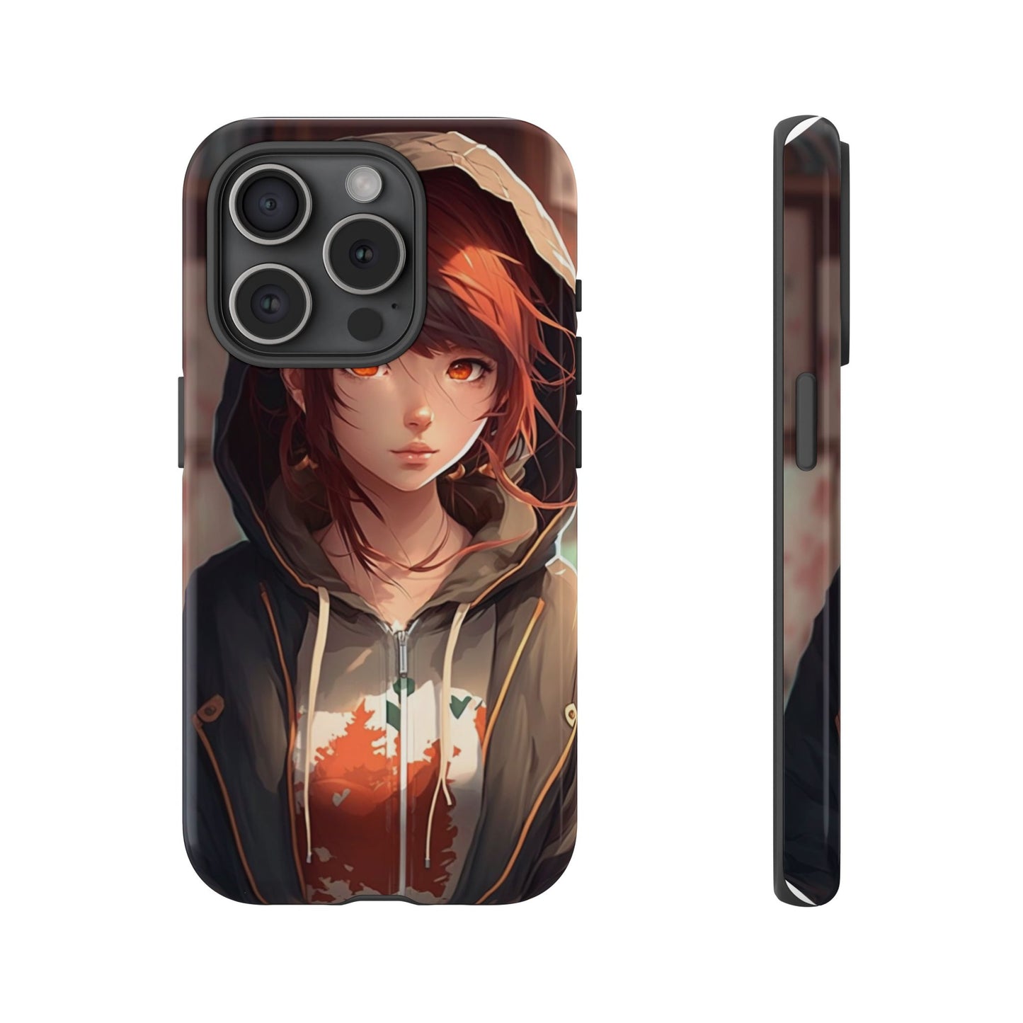 Anime Girl Phone Case - Cute Aesthetic Cover for iPhone, Samsung & Google Pixel, Girly Phone Case, Kawaii Lover Gift