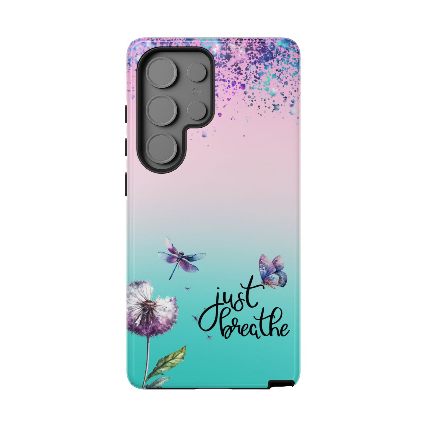 Just Breathe Phone Case - Aesthetic Minimalist Cover for iPhone, Samsung & Google Pixel