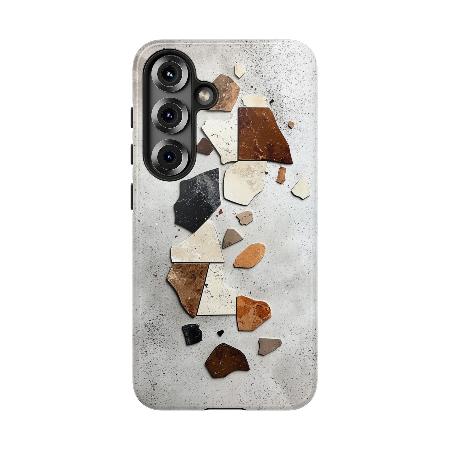 Modern Terrazzo Fragments Phone Case β Earthy & Minimalist for iPhone, google Pixel & Samsung