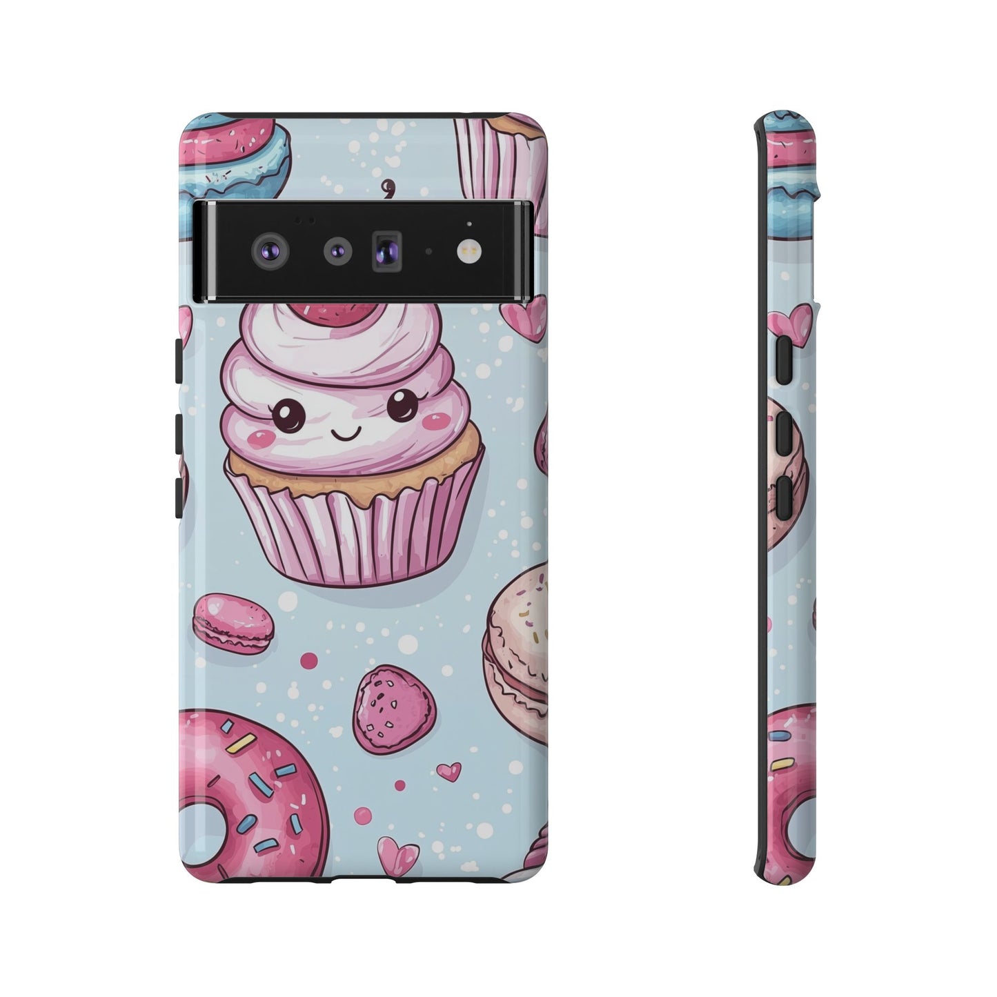 Kawaii Sweets: Adorable Dessert Anime Phone Case for iPhone, Samsung, Google Pixel