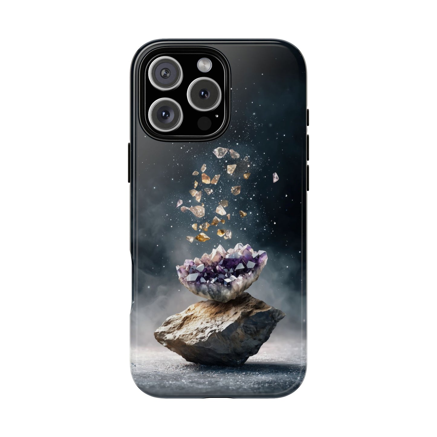 Mystic Amethyst Stones Phone Case for iPhone, Samsung & Google Pixel
