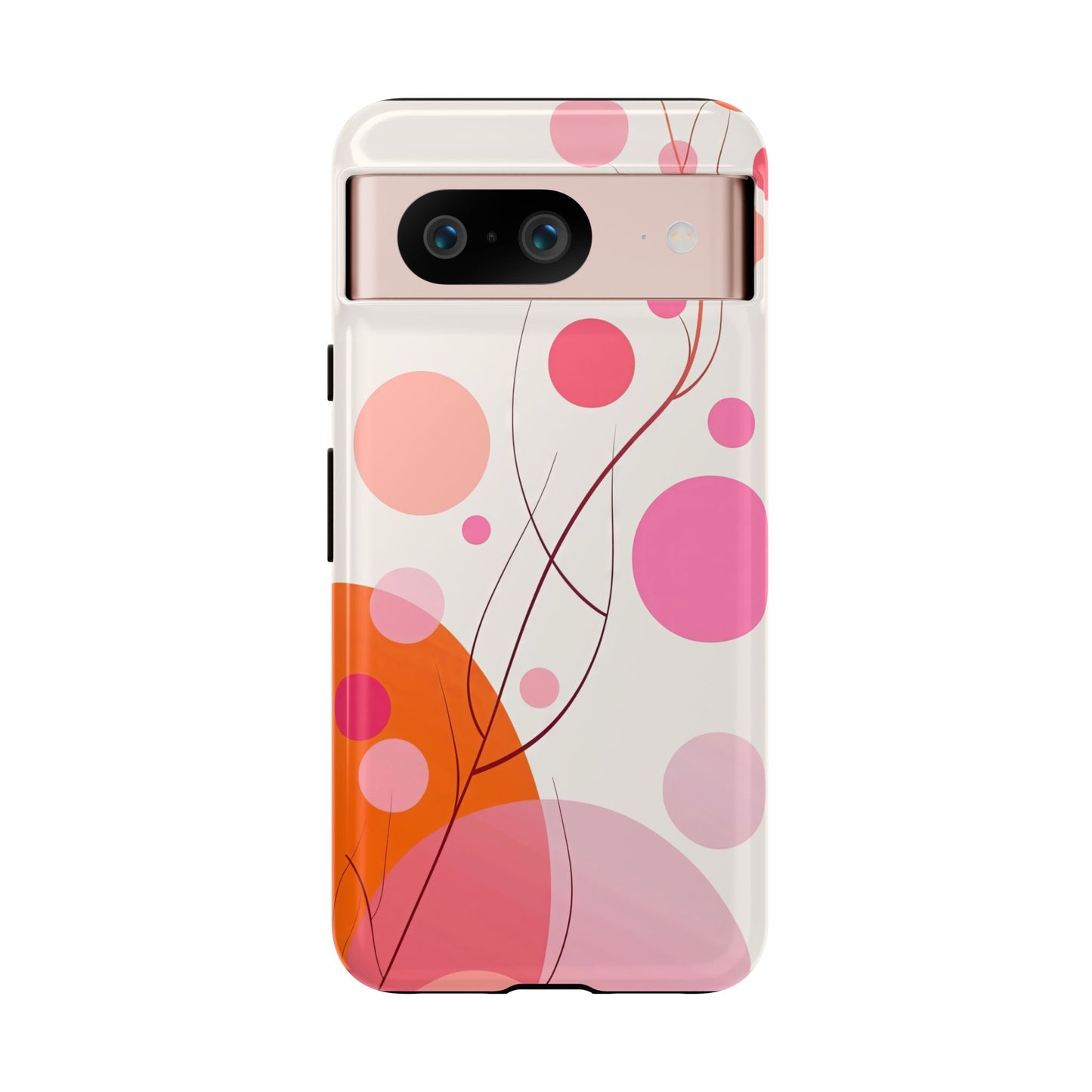 Blush Bloom – Abstract Floral Phone Case for iPhone, Samsung & Pixel