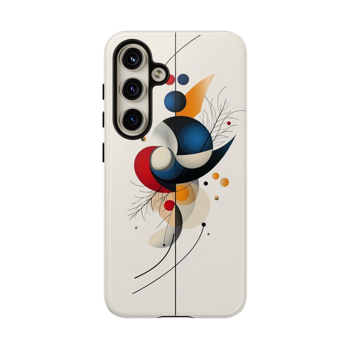 Celestial Balance – Abstract Geometric Phone Case for iPhone, Samsung & Pixel