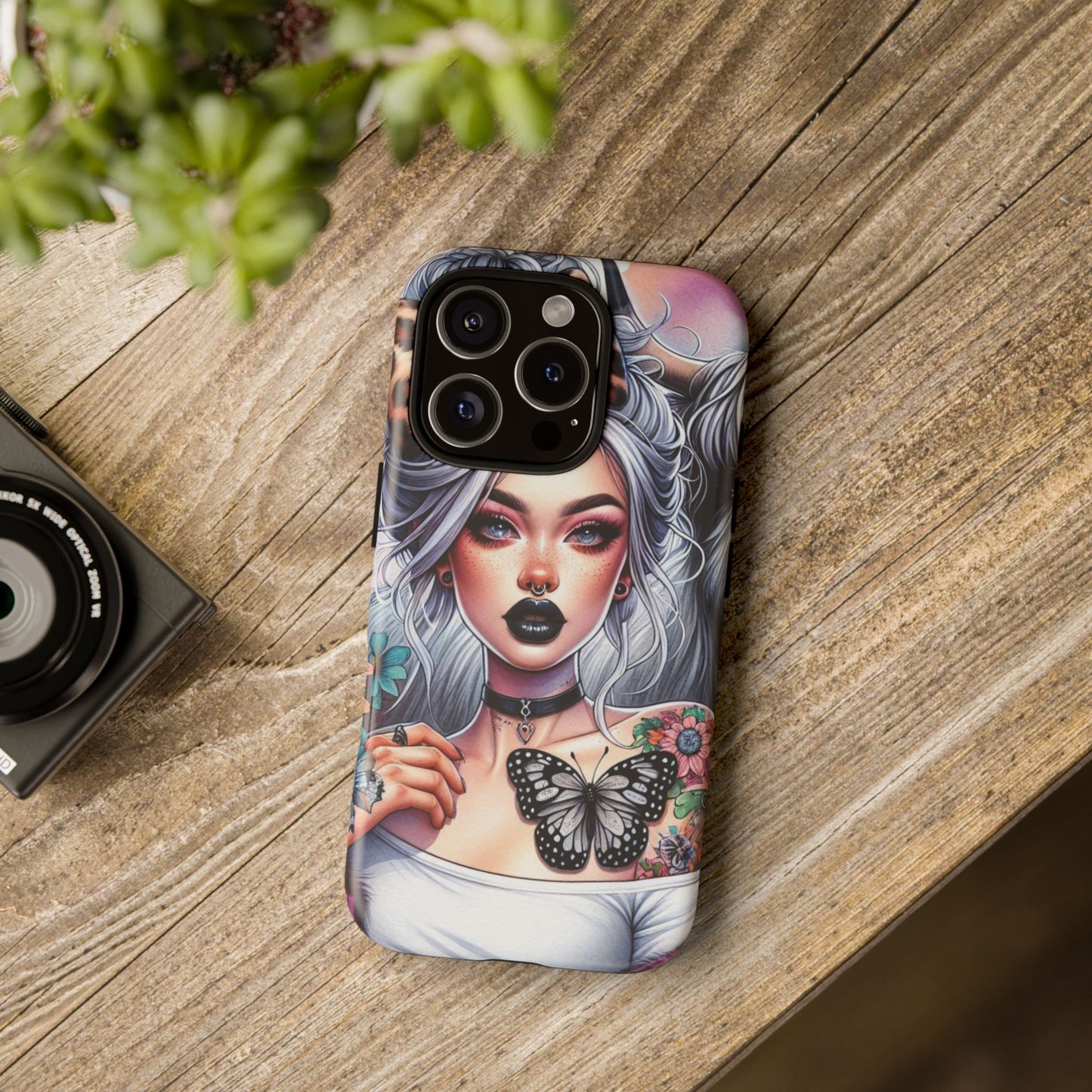 Wild Spirit – Gothic Chic & Nature Fusion Mobile Cover