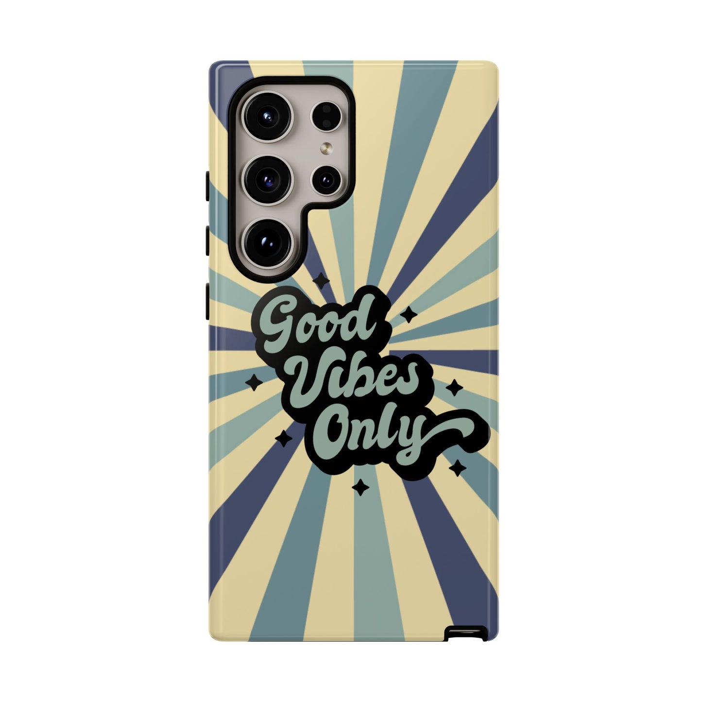 Retro "Good Vibes Only" Phone Case β Vintage Aesthetic for iPhone, Samsung & Google Pixel