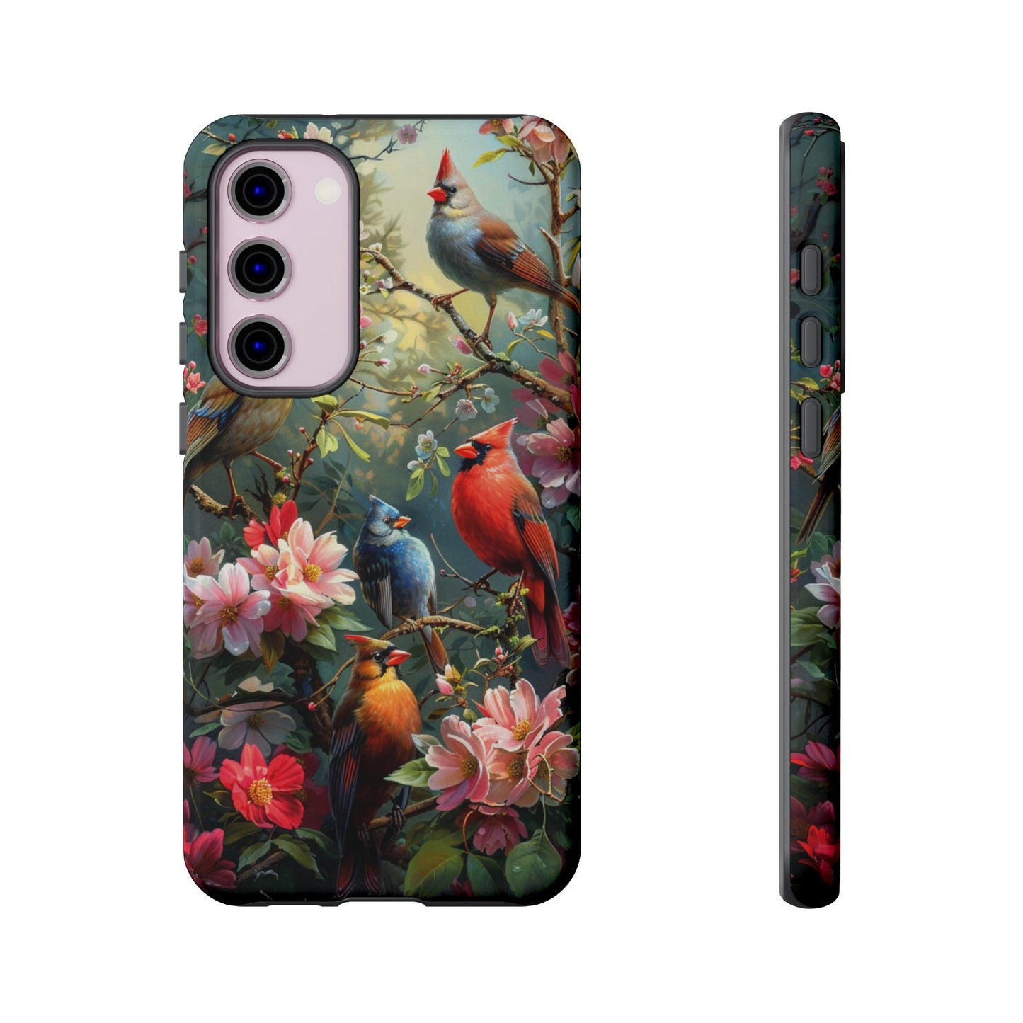 Floral Birds Phone Case β Cute & Protective Cover for iPhone, Samsung & Google Pixel
