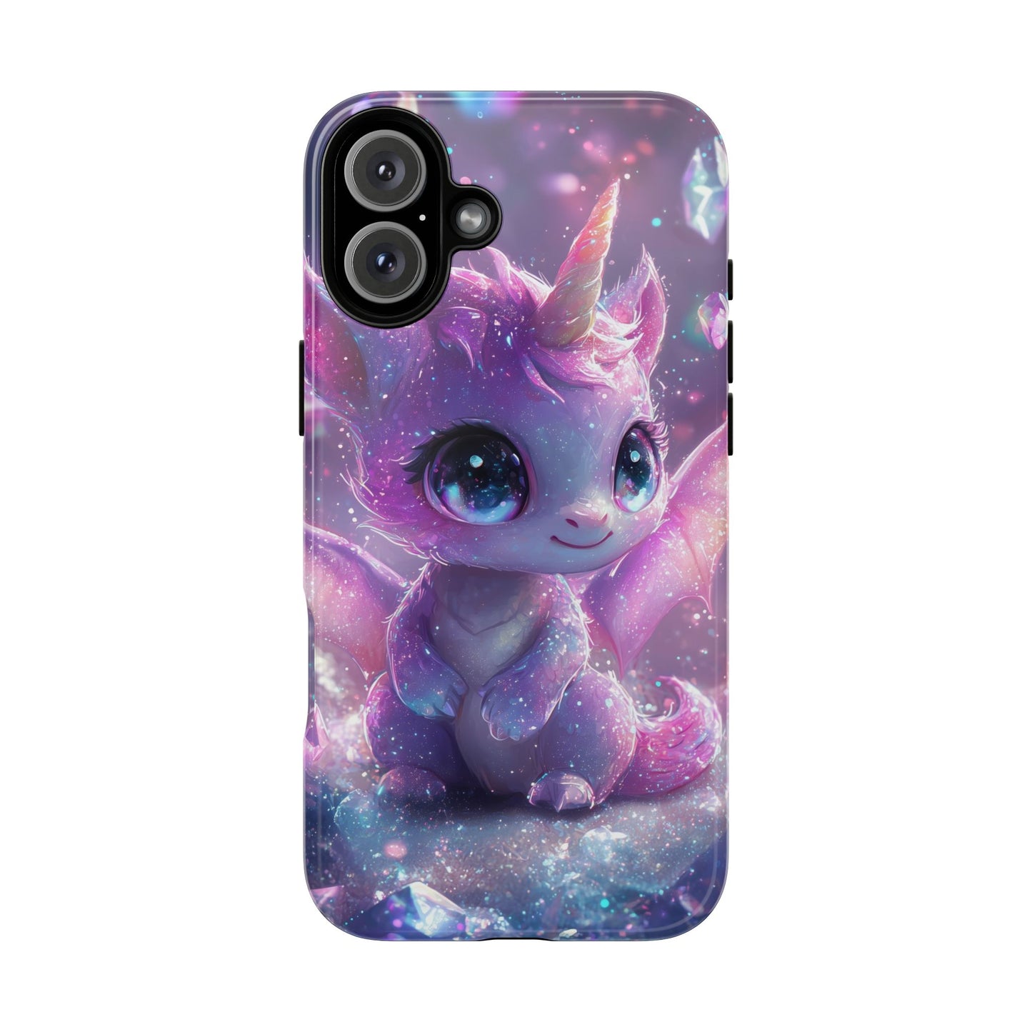 Mystic Crystal Unicorn-Dragon Phone Case for iPhone, Samsung, Google Pixel