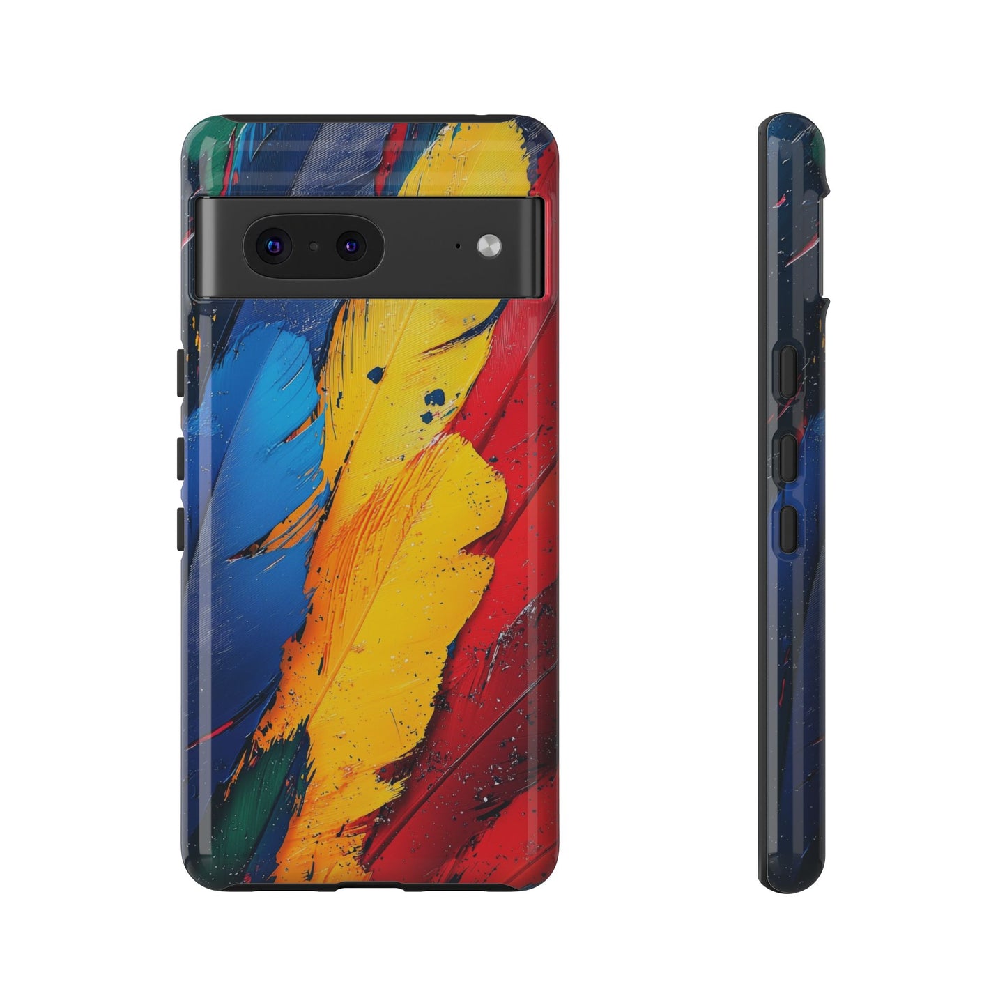 Tropical Macaw Feather Phone Case for iPhone, Samsung & Google Pixel