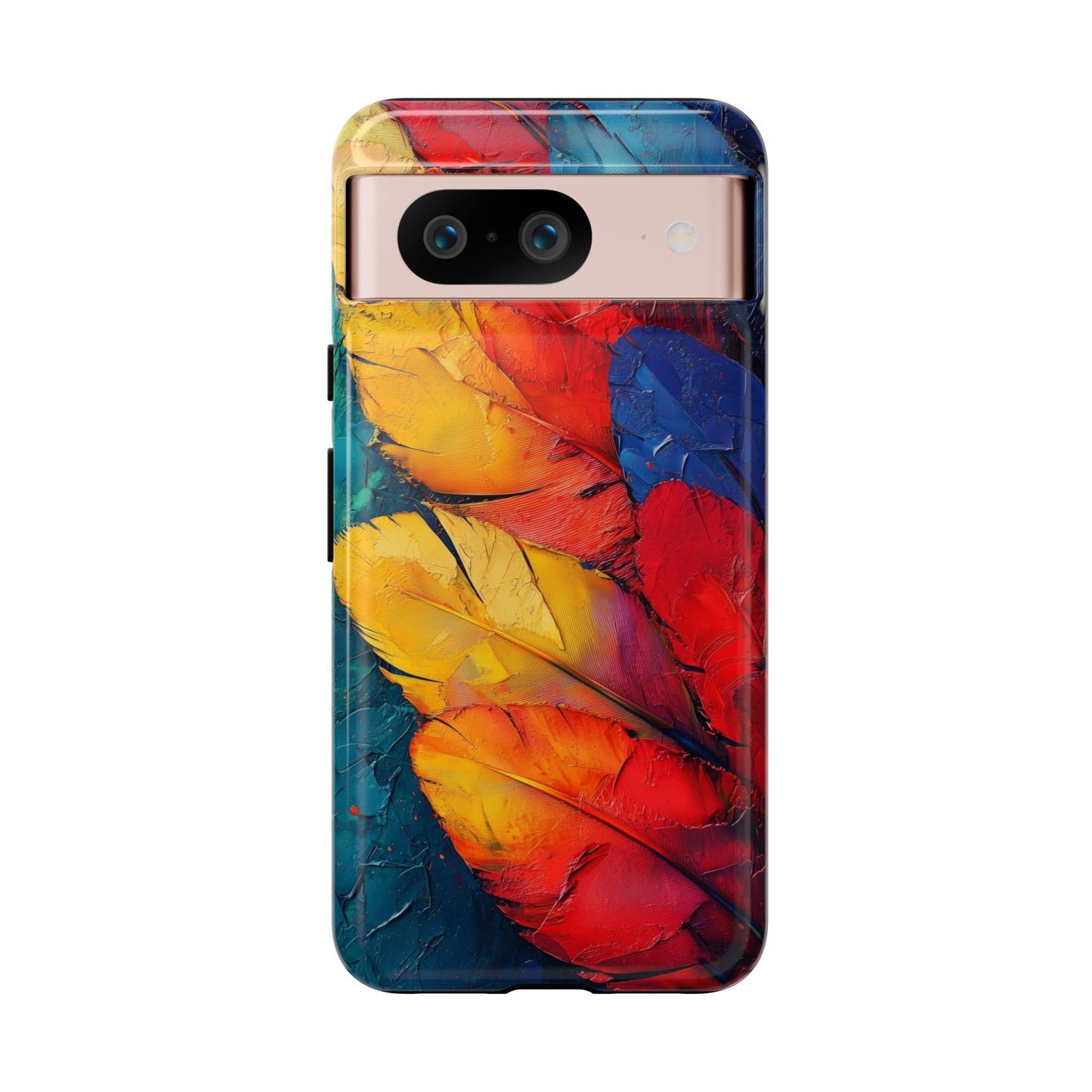 Tropical Macaw Feather Phone Case for iPhone, Samsung & Google Pixel
