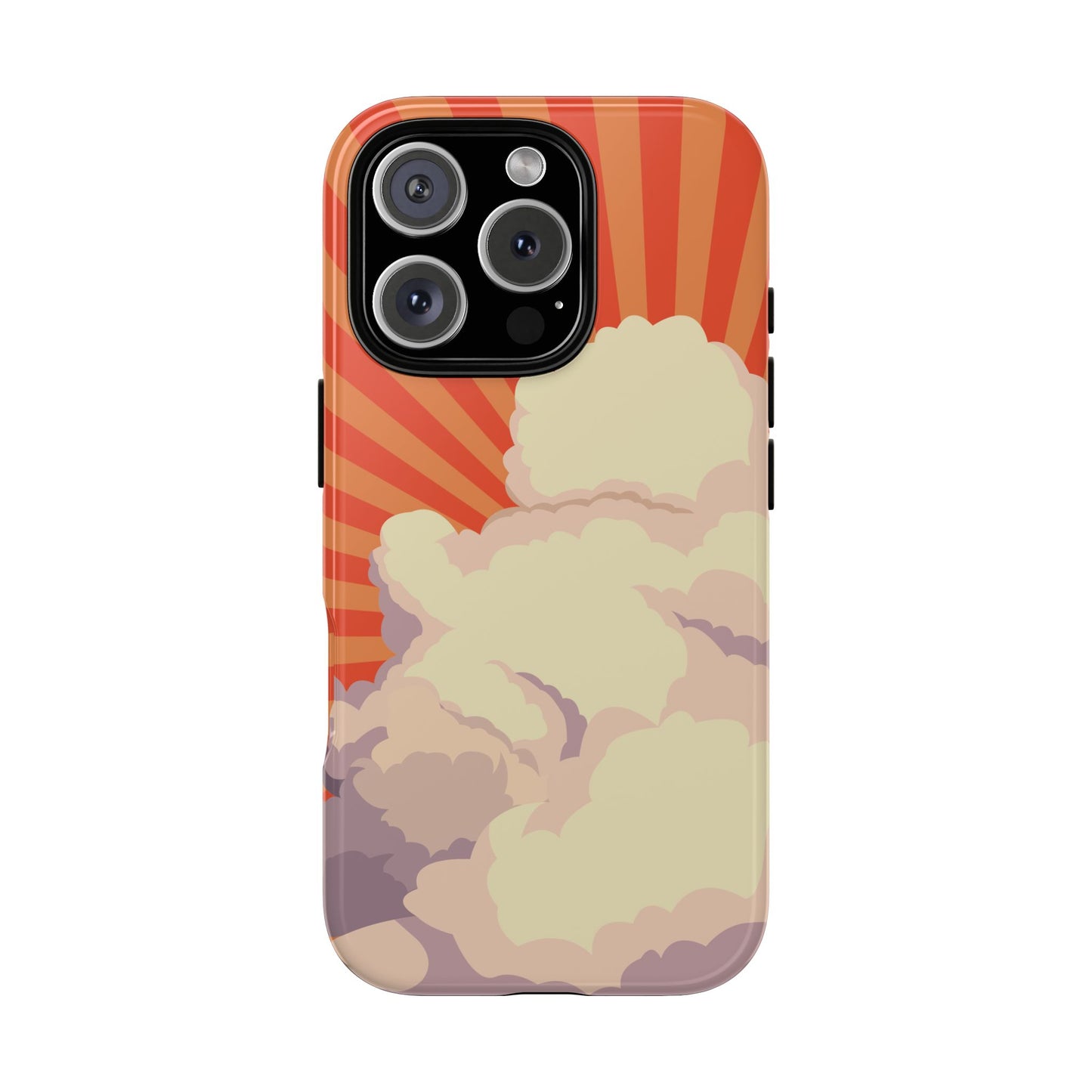 Retro Groovy Cloud Phone Case β 70s Aesthetic for iPhone, Samsung & Google Pixel