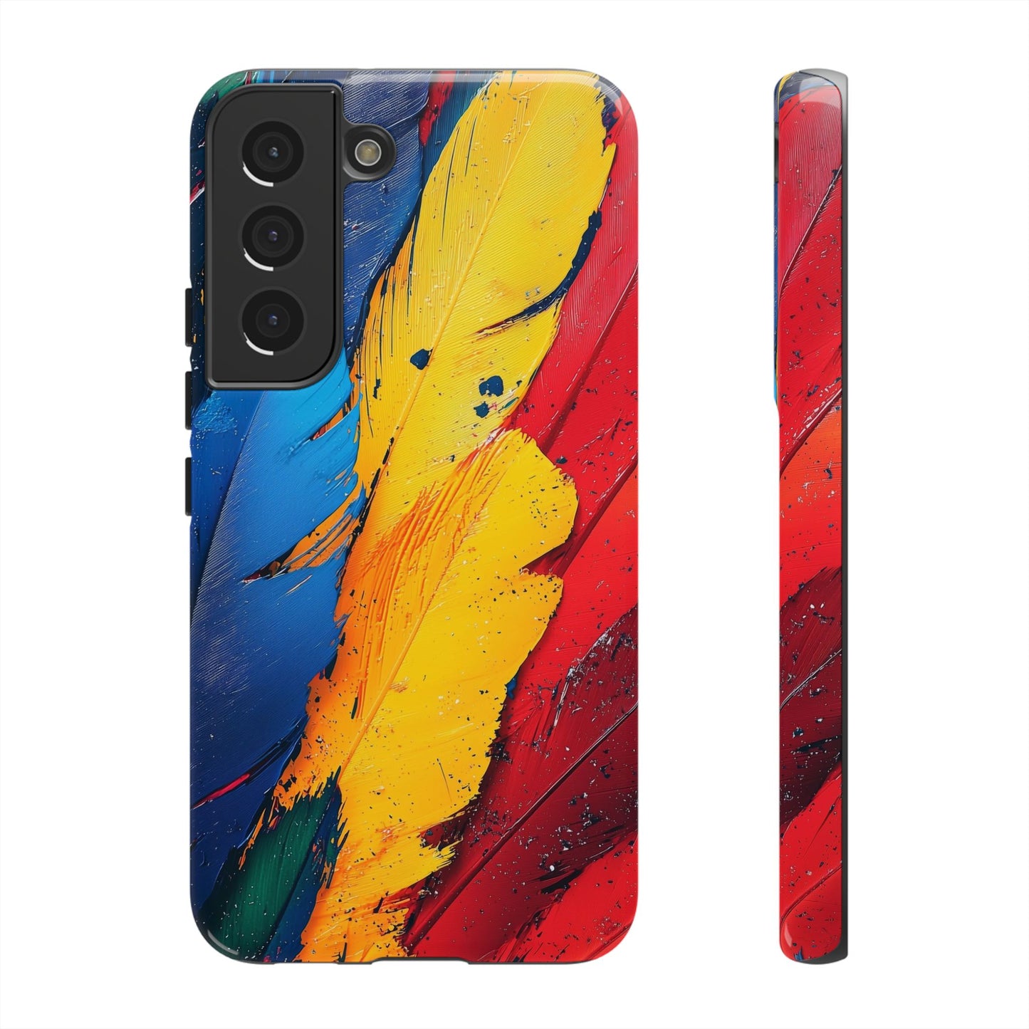 Tropical Macaw Feather Phone Case for iPhone, Samsung & Google Pixel