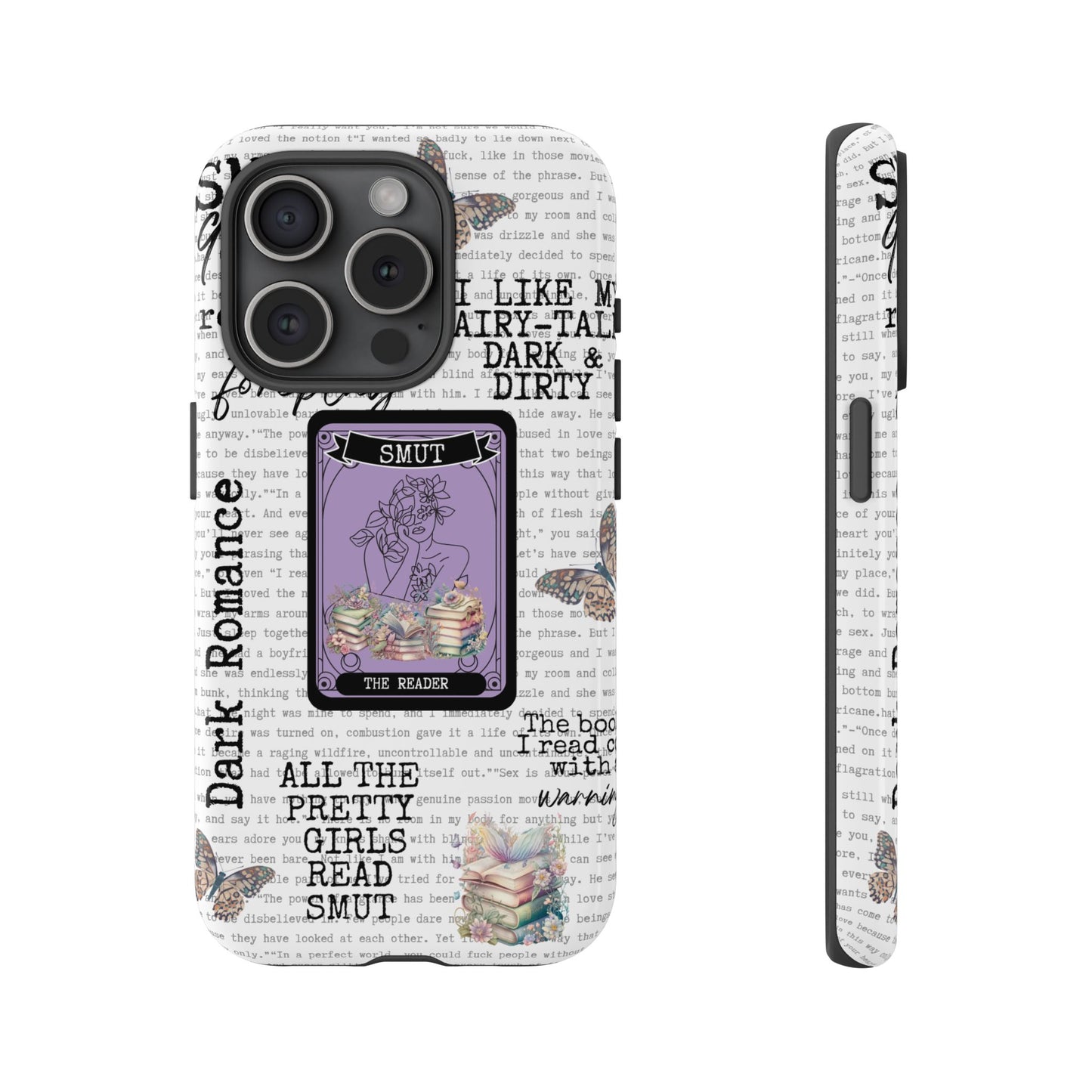 Smut Queen Phone Case β iPhone, Samsung & Google Pixel Cute Bookish Cover, Book Lover Gift