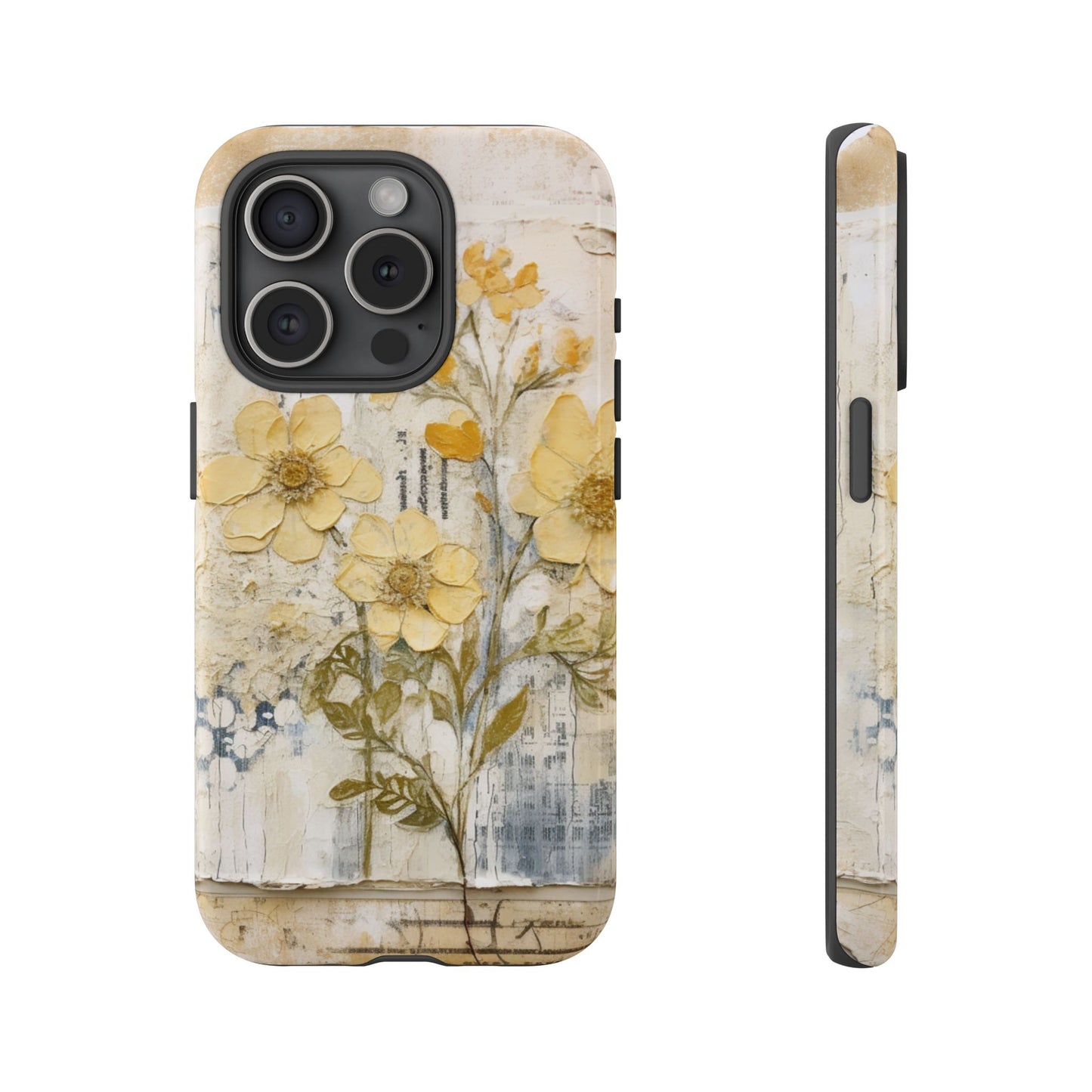 Vintage Botanical Floral Mobile Case