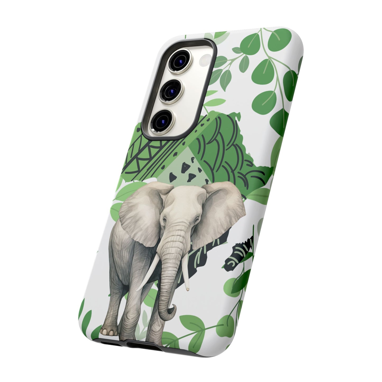 Tropical Elephant Mobile Cover – Nature-Inspired Boho Art