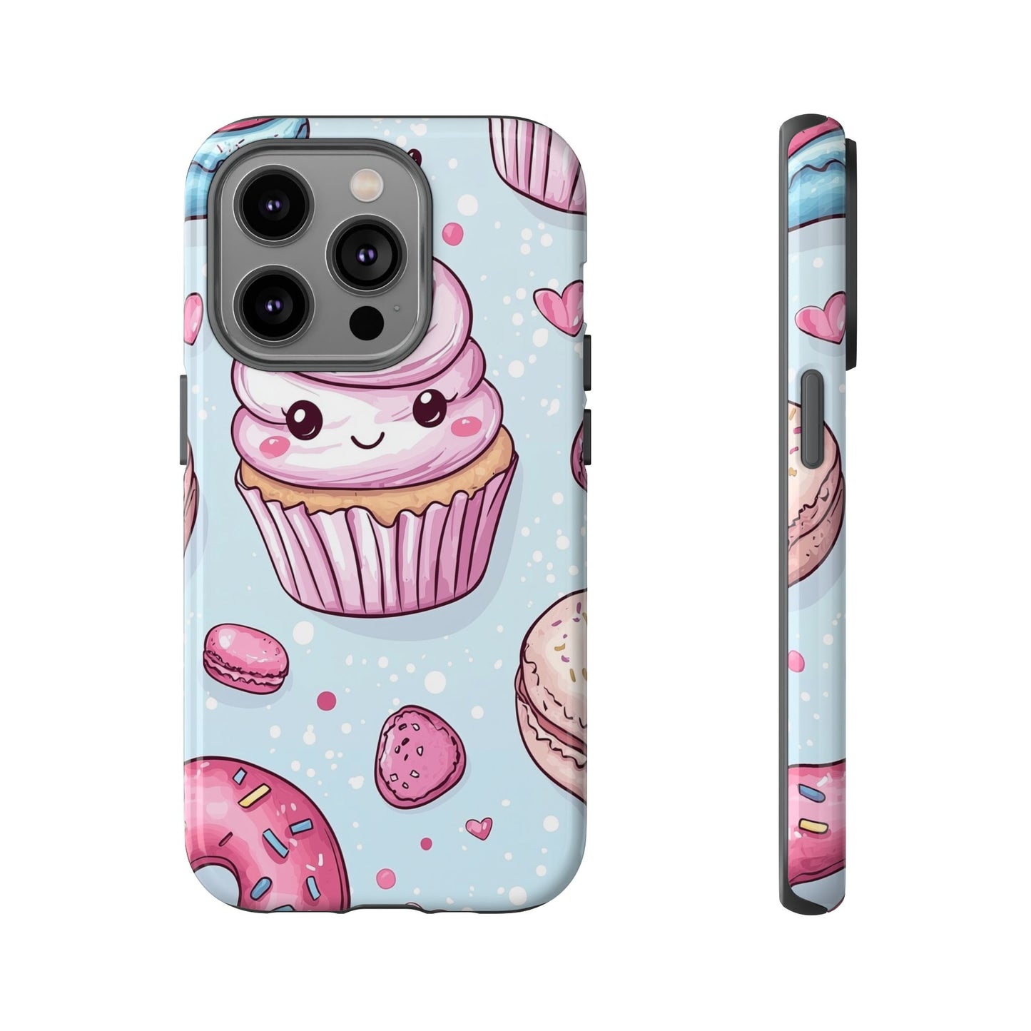 Kawaii Sweets: Adorable Dessert Anime Phone Case for iPhone, Samsung, Google Pixel