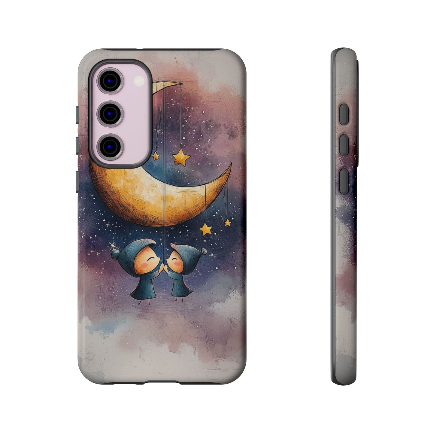 Dreamy Moonlight Duo Phone Case for iPhone, Samsung, Google Pixel