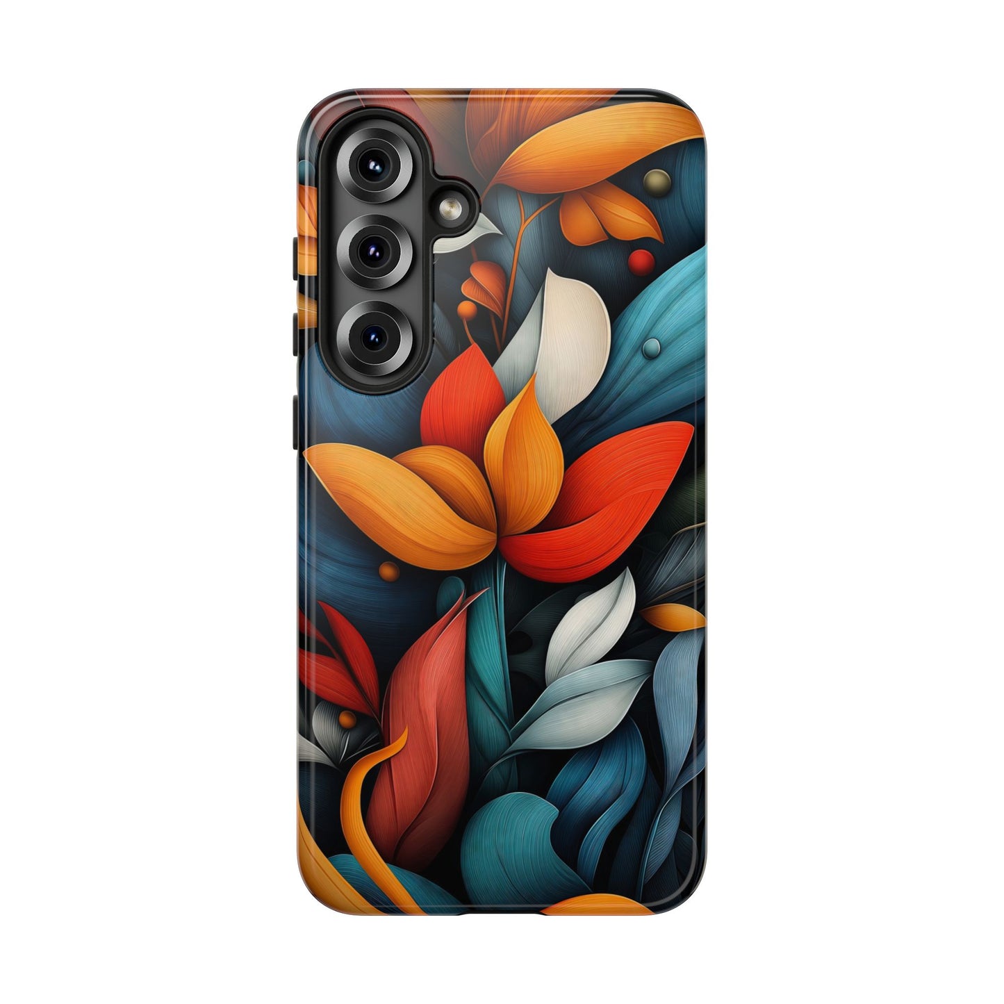 Velvet Bloom – Elegant Floral Art Phone Case for iPhone, Pixel & Samsung