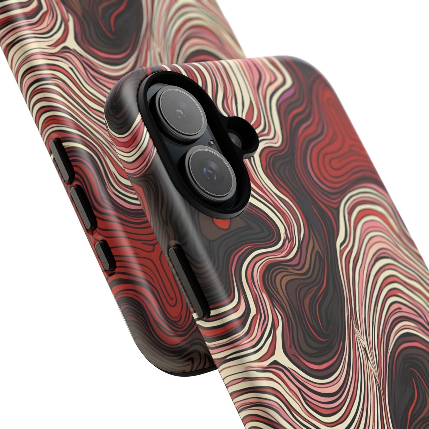 Abstract wavy illusion with swirling lines | Pattern Design