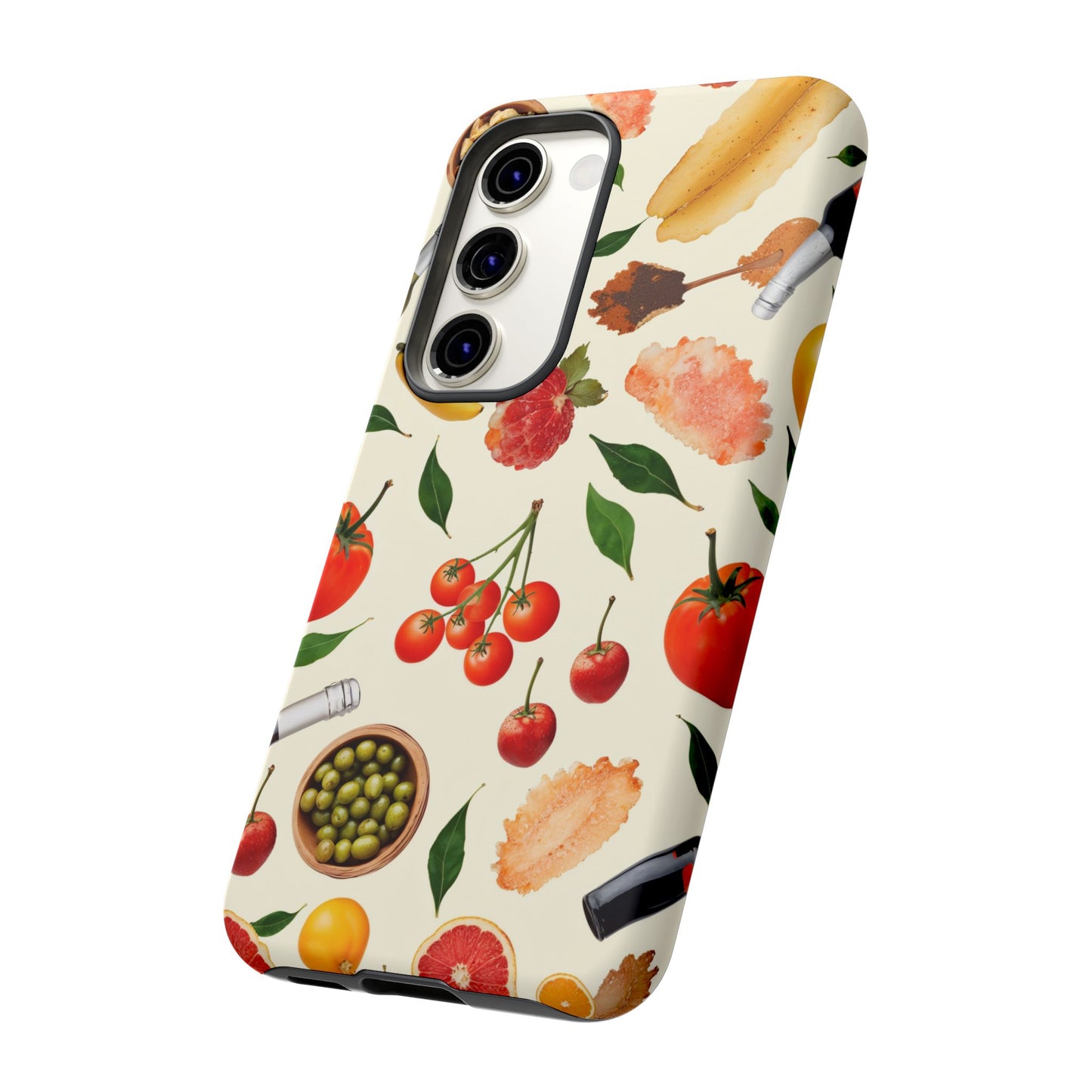 Fresh Fruits & Veggies Pattern Phone Case
