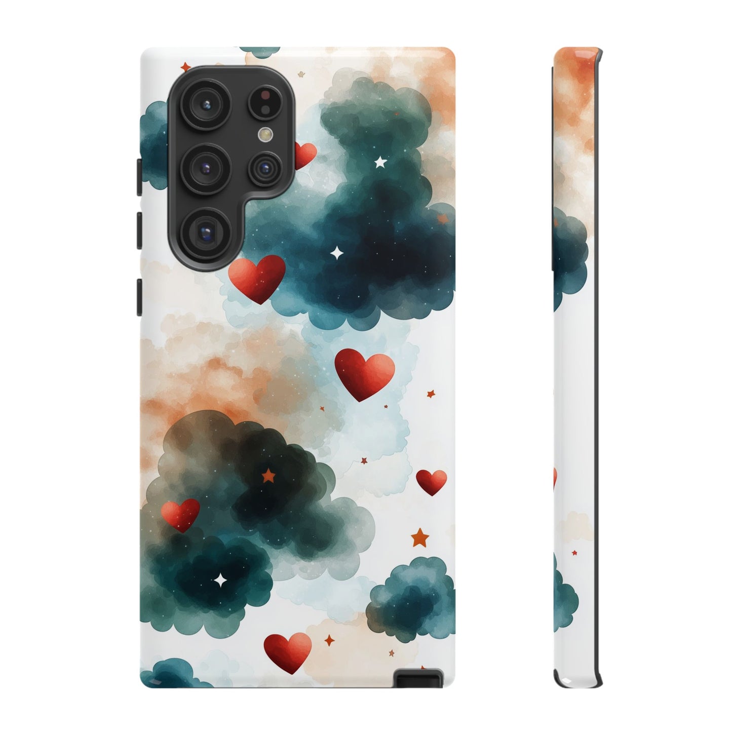 Celestial Heart Drift - Anime Aesthetic Phone Case for iPhone, Samsung, Google Pixel
